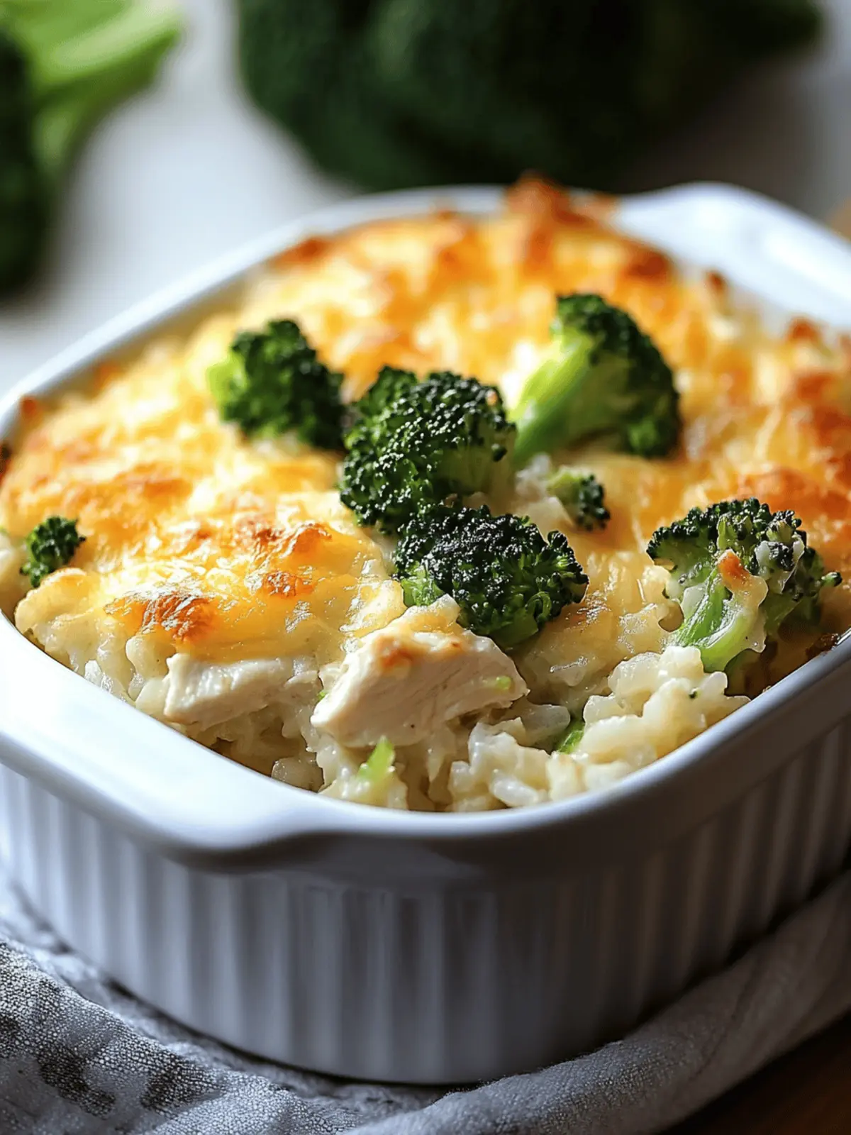 Chicken Broccoli Rice Casserole Recipe