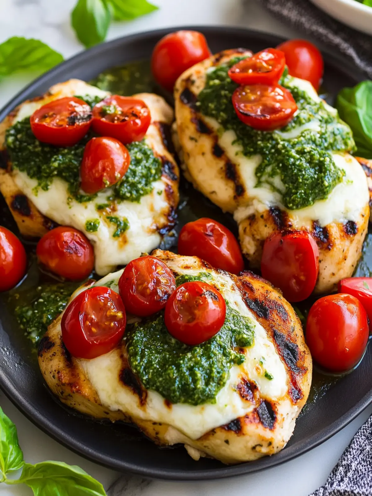 Grilled Chicken Margherita