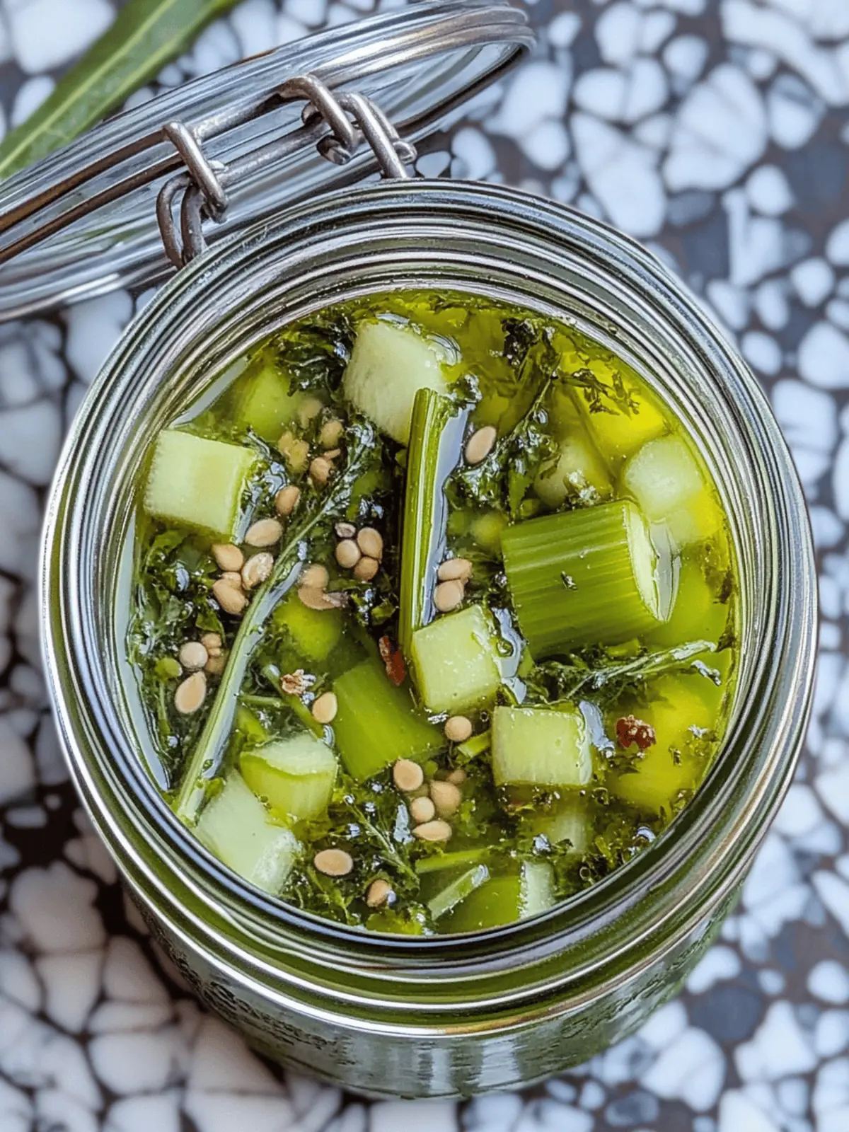 Quick Pickled Kale Stems: A Fun Twist to Reduce Food Waste 4 Quick Pickled Kale Stems