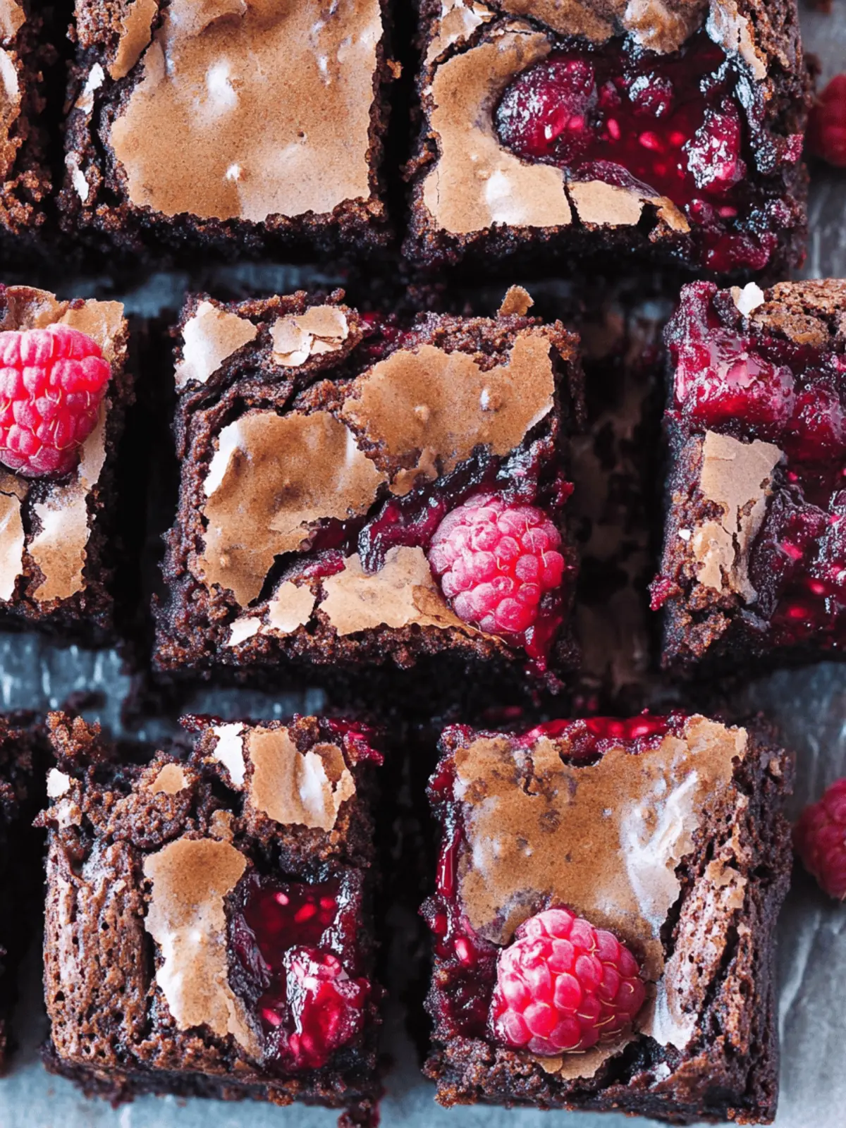 Raspberry Brownies