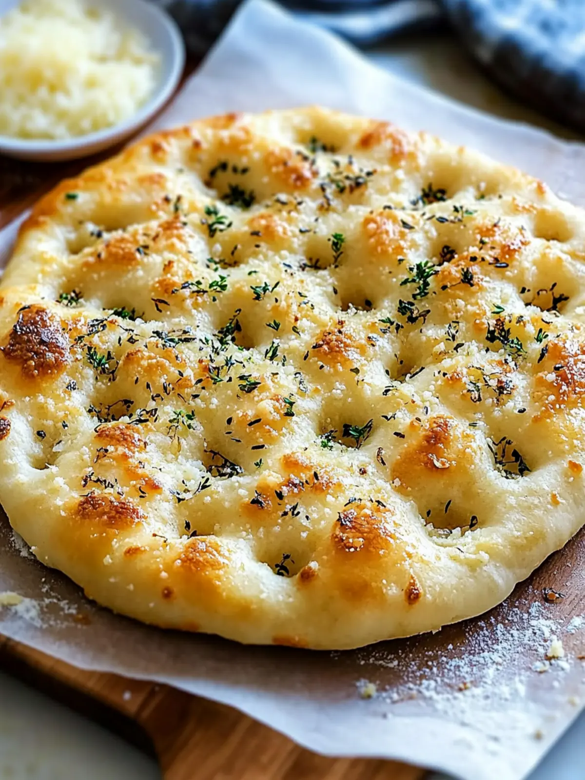 Garlic Parmesan Focaccia Bread: Simple & Irresistibly Delicious 3 Garlic Parmesan Focaccia Bread