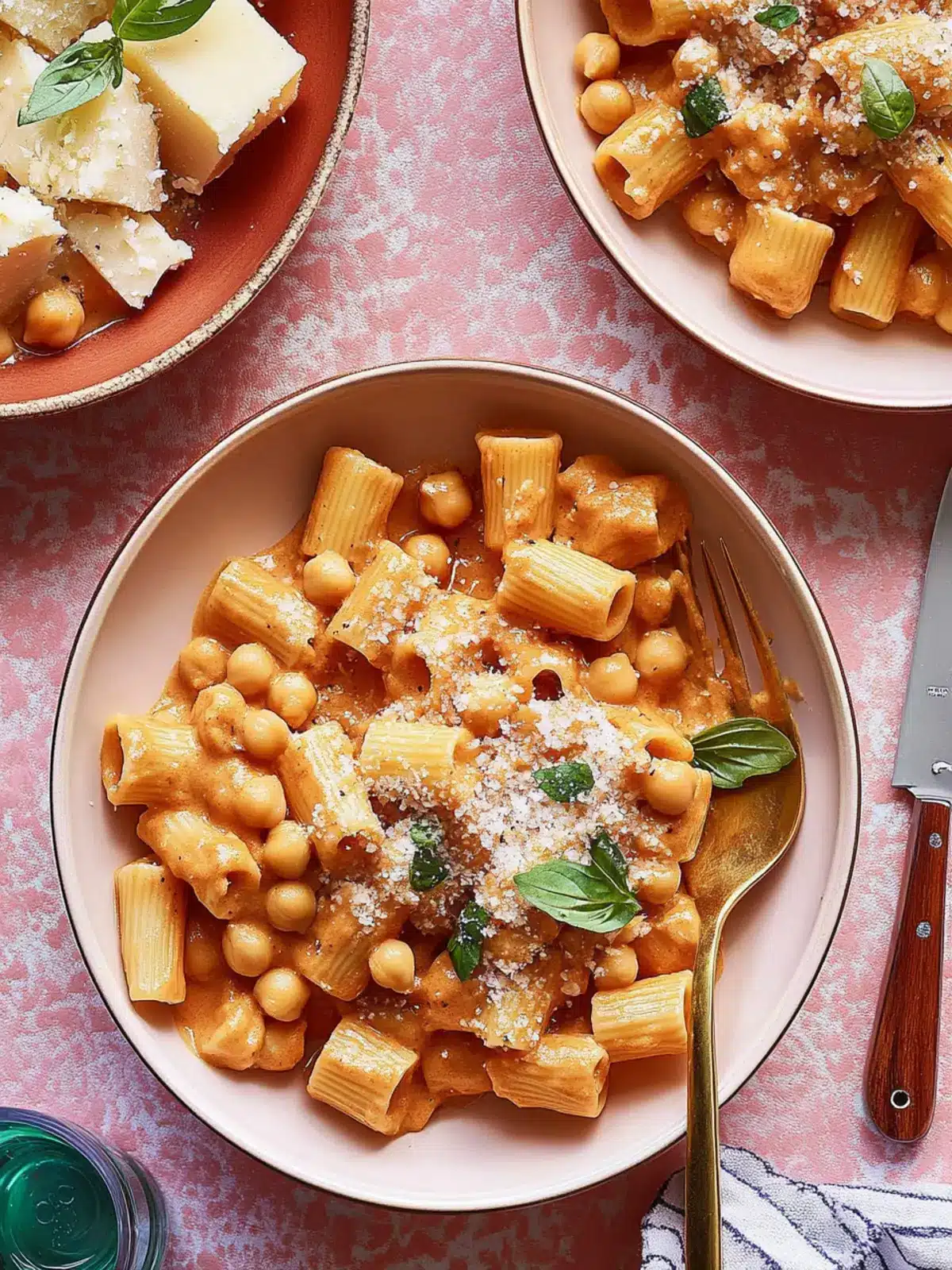 Creamy No Cream Chickpea Rigatoni