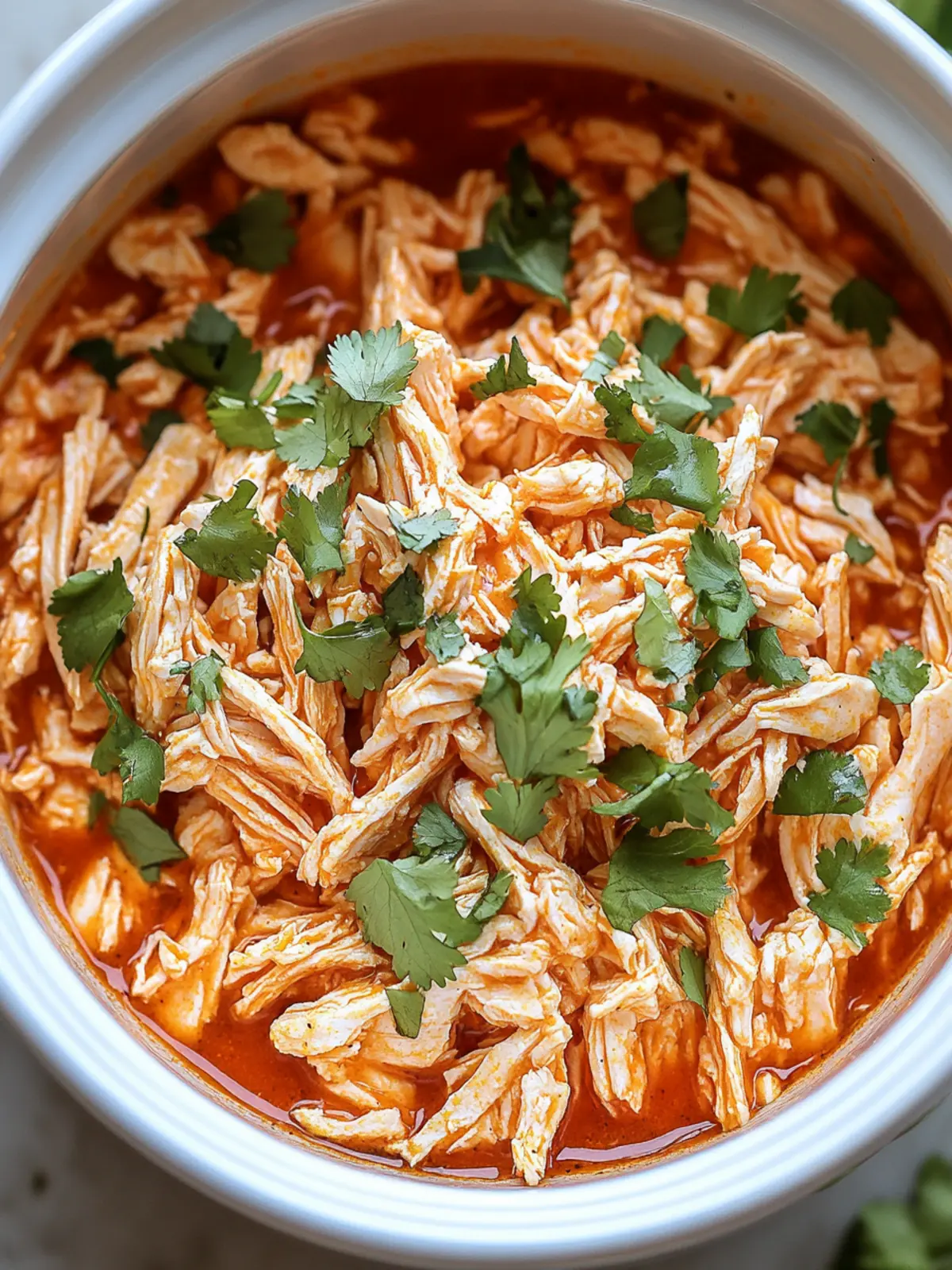 Zesty Crockpot Shredded Buffalo Chicken for Effortless Meals 2 Crockpot Shredded Buffalo Chicken