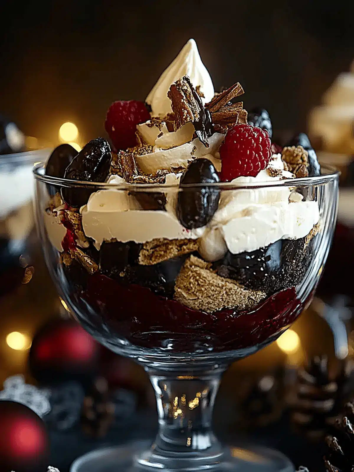 Black Forest Trifle for Christmas