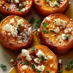 Roasted Sweet Potato Rounds with Honey & Feta