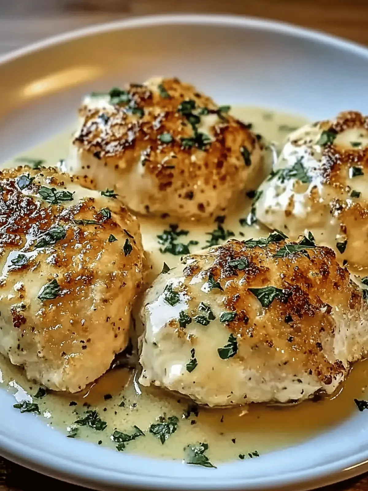 Savory Chicken Pillows with Creamy Parmesan Delight at Home 3 Chicken Pillows with Creamy Parmesan