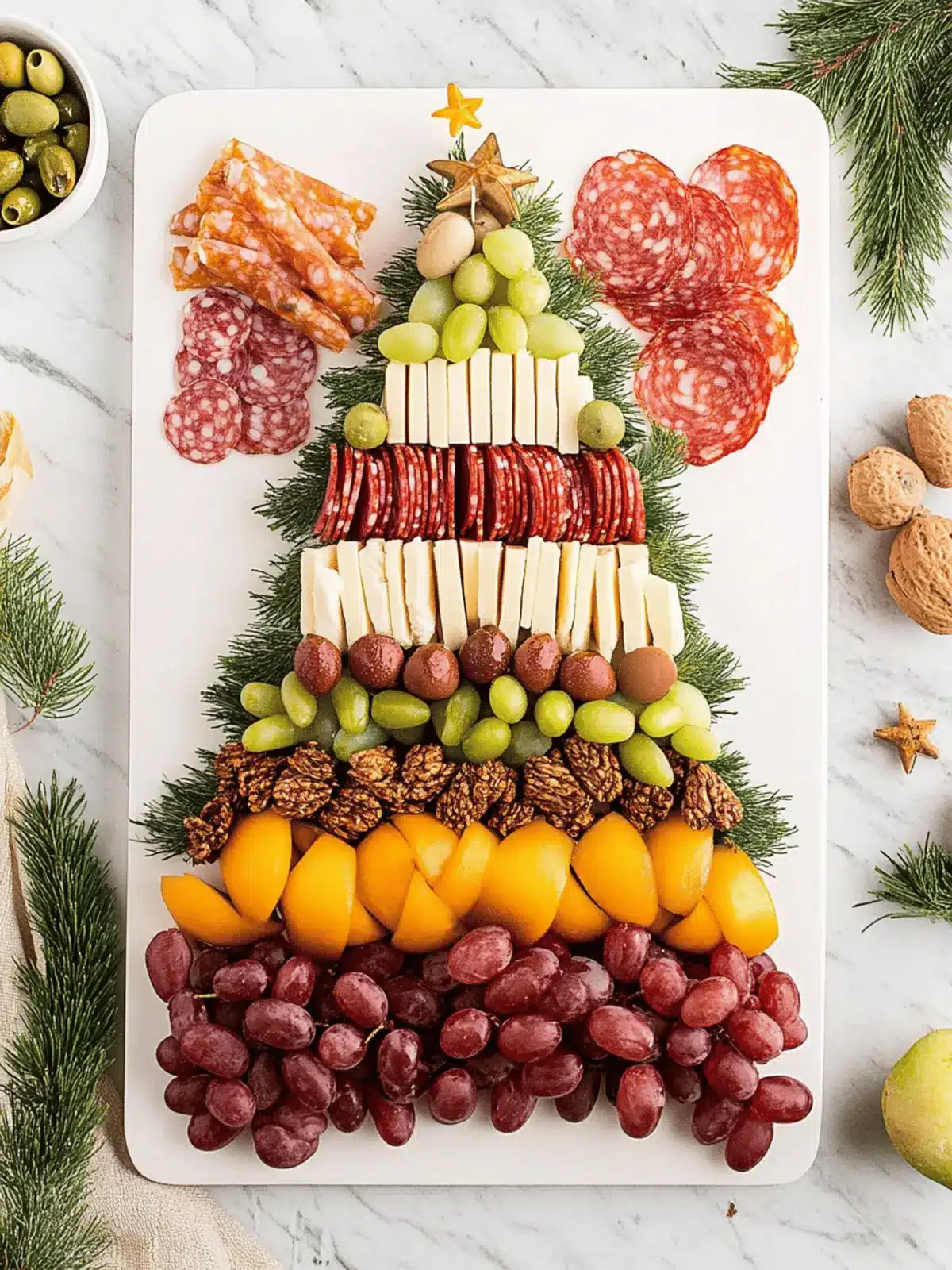 Christmas Tree Charcuterie Board