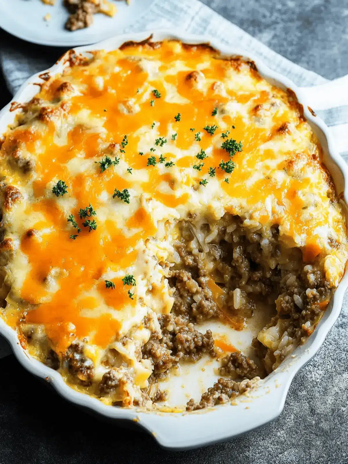 Cheesy Ground Beef and Rice Casserole [+Video]