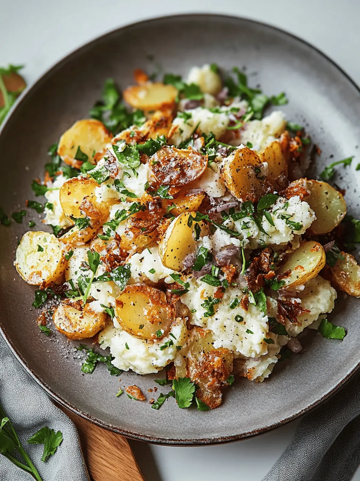 Crispy Smashed Potato Salad That's Perfect for Summer Fun 4 Crispy Smashed Potato Salad