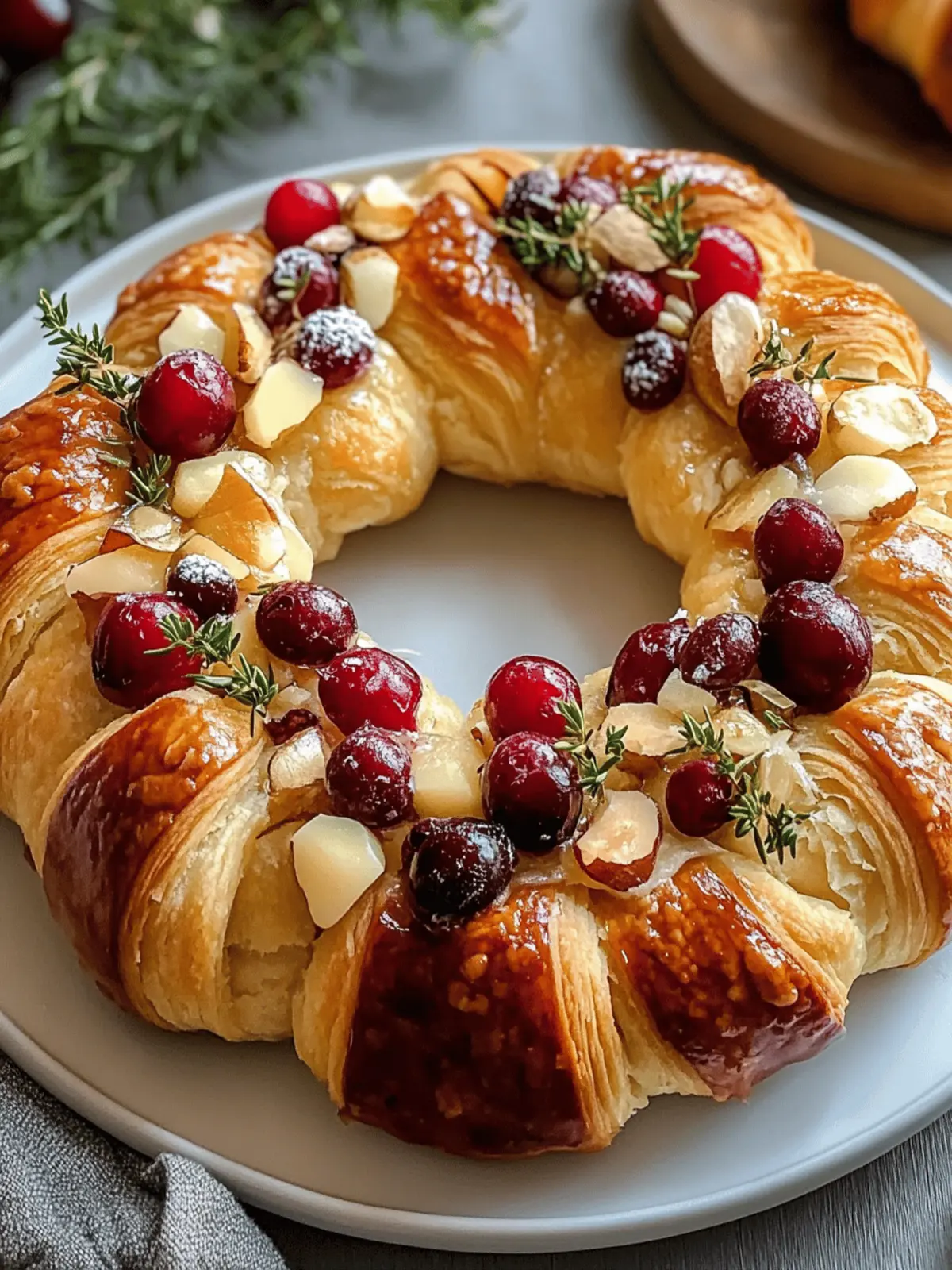 Celebrate with Turkey Cranberry Crescent Ring for Festive Feasts 5 Turkey Cranberry Crescent Ring