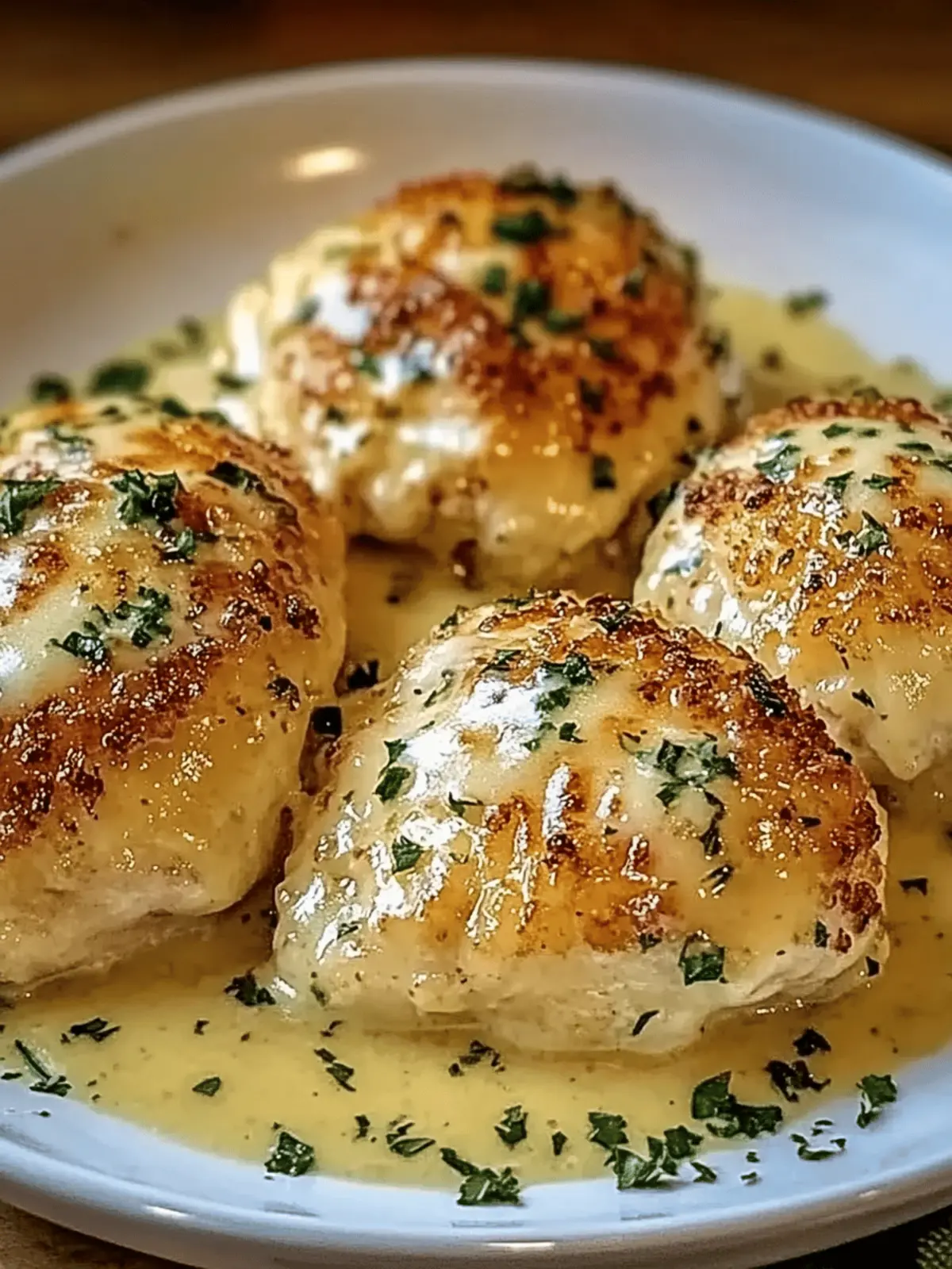 Savory Chicken Pillows with Creamy Parmesan Delight at Home 5 Chicken Pillows with Creamy Parmesan