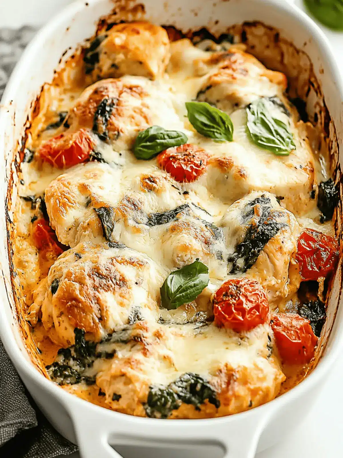 Baked Tuscan Chicken Casserole Recipe