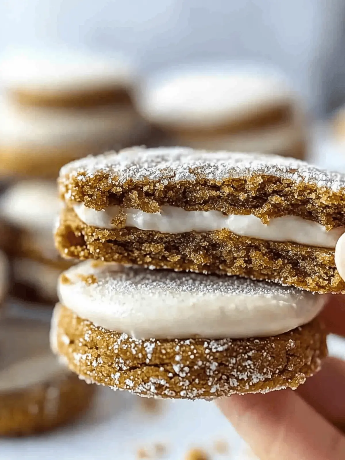 Irresistibly Chewy Gingerbread Sandwich Cookies to Brighten Your Holidays 4 Gingerbread Sandwich Cookies