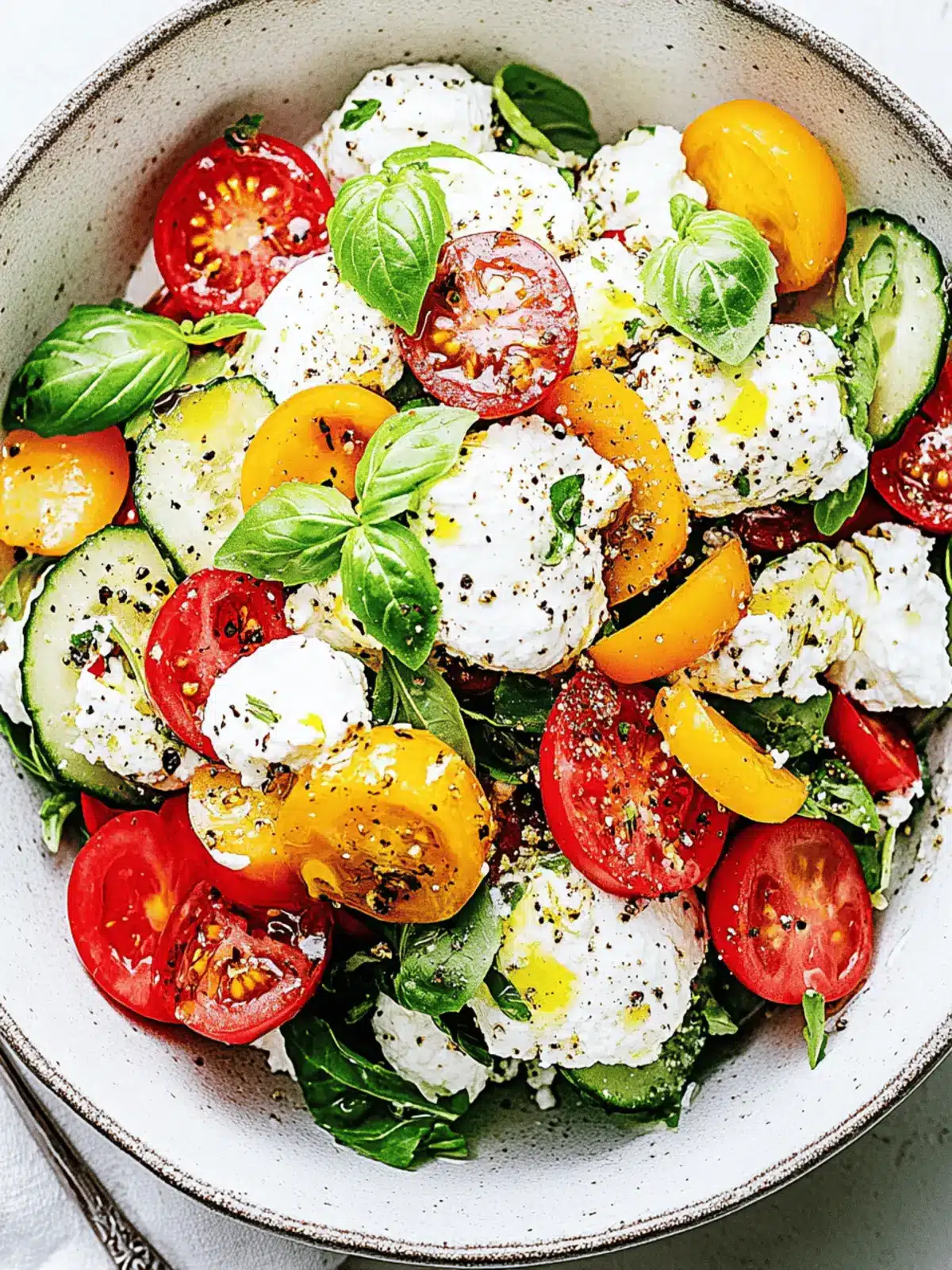 Summer Salad with Herbed Ricotta Recipe for Quick Bliss 4 Summer Salad With Herbed Ricotta Recipe