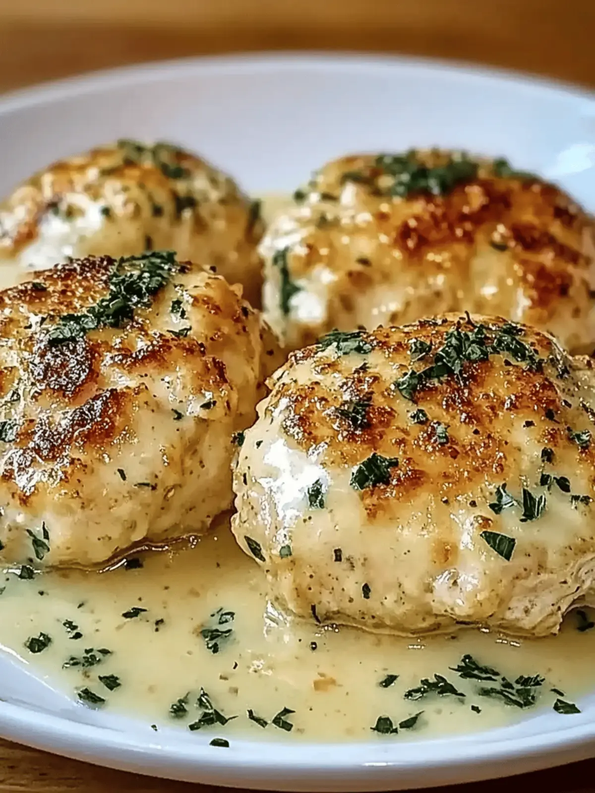 Savory Chicken Pillows with Creamy Parmesan Delight at Home 2 Chicken Pillows with Creamy Parmesan