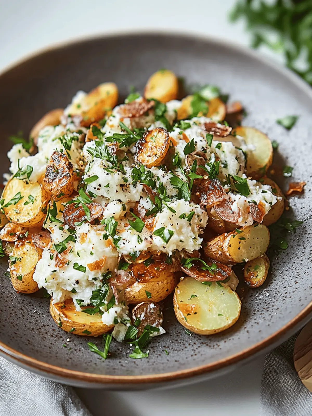 Crispy Smashed Potato Salad That's Perfect for Summer Fun 3 Crispy Smashed Potato Salad
