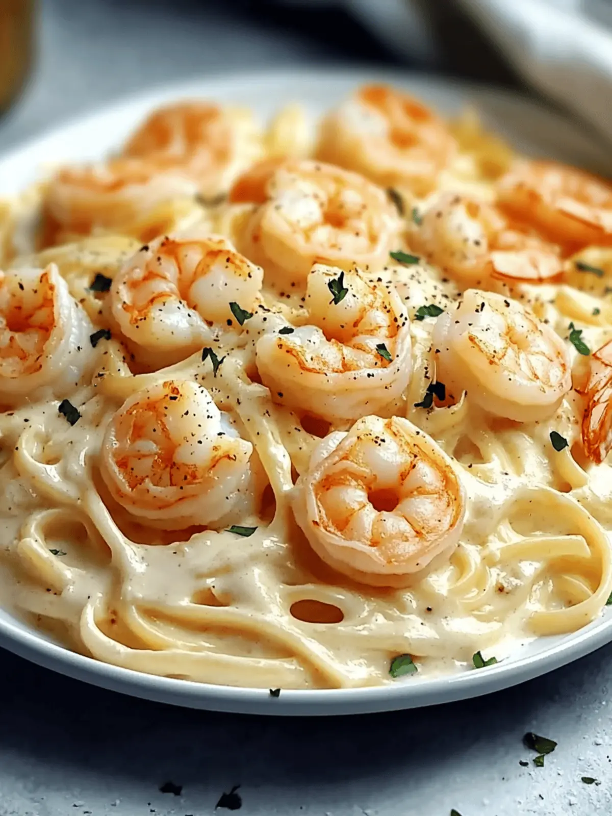 Shrimp Alfredo