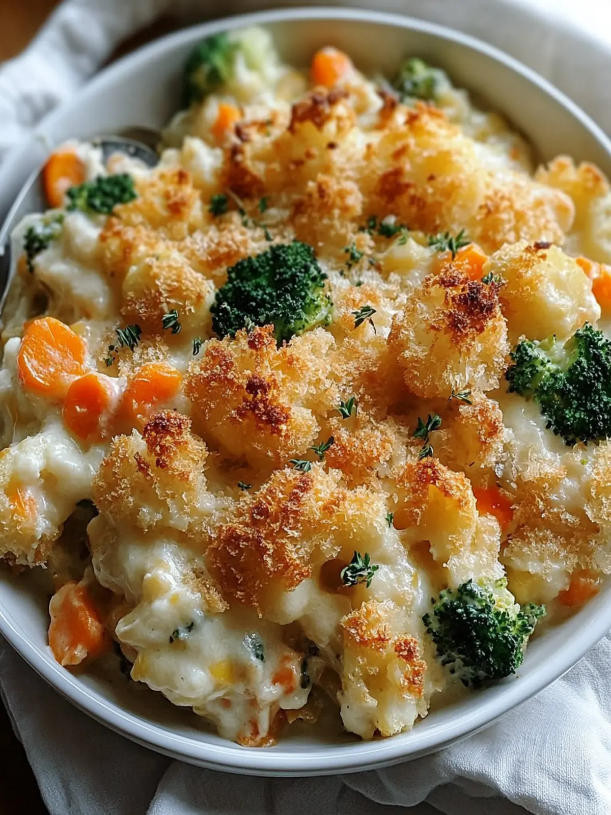 Creamy Winter Vegetable Casserole