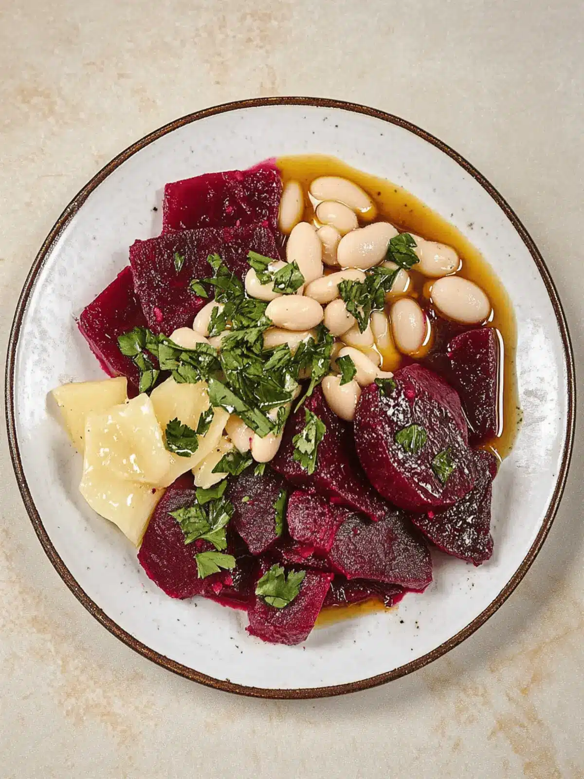 Herby White Bean & Beet Salad: A Fresh and Colorful Delight 2 Herby White Bean & Beet Salad