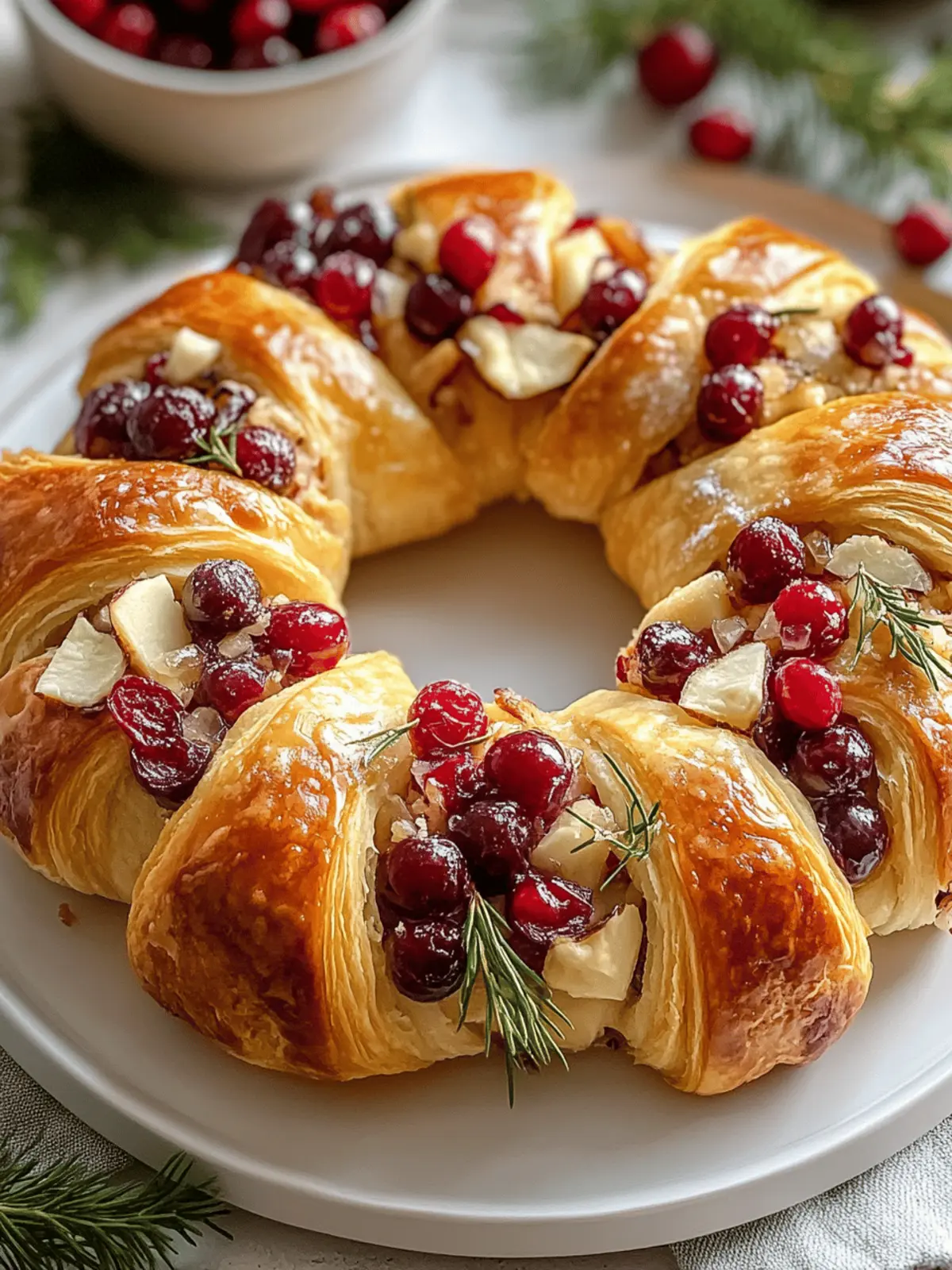 Celebrate with Turkey Cranberry Crescent Ring for Festive Feasts 2 Turkey Cranberry Crescent Ring