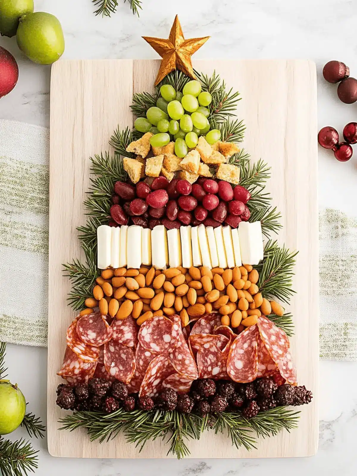 Christmas Tree Charcuterie Board