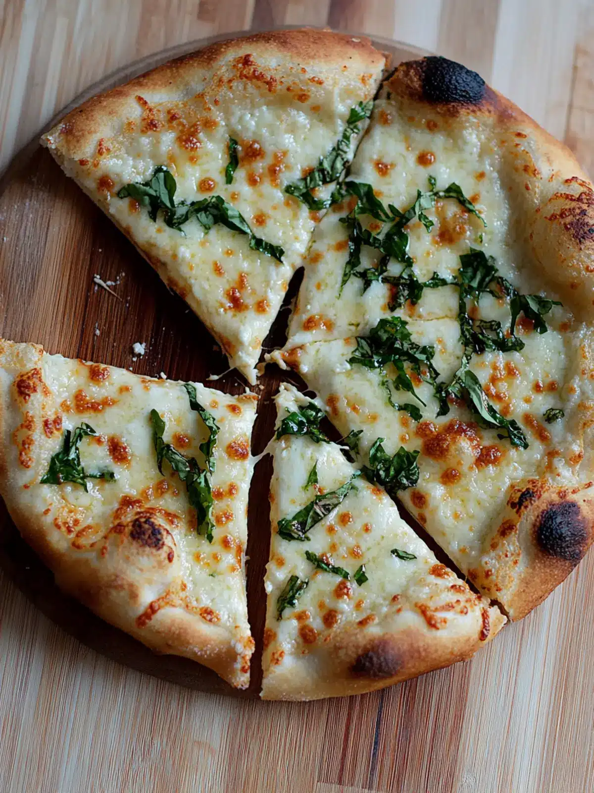 Mouthwatering Creamy White Garlic Parmesan Pizza in 30 Minutes 4 Creamy White Garlic Parmesan Pizza