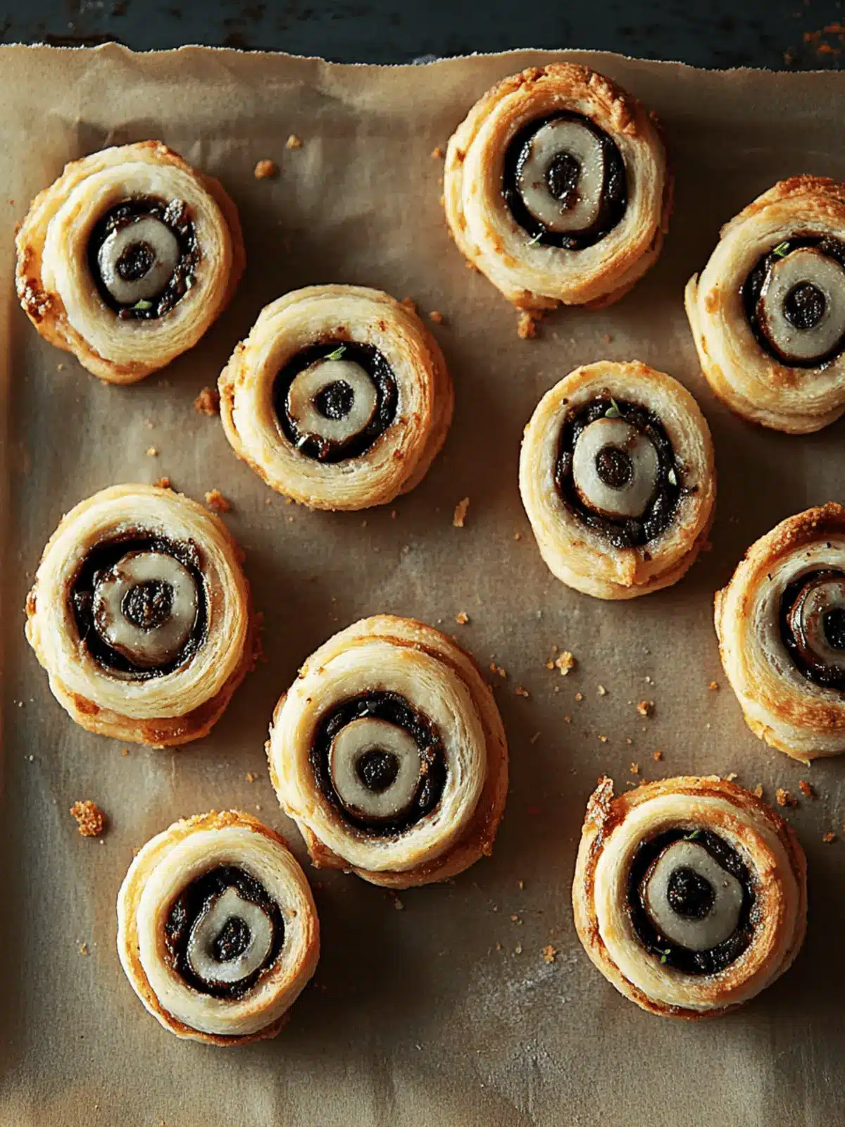 Delicious Little Mushroom Pinwheels for Effortless Entertaining 4 Little Mushroom Pinwheels