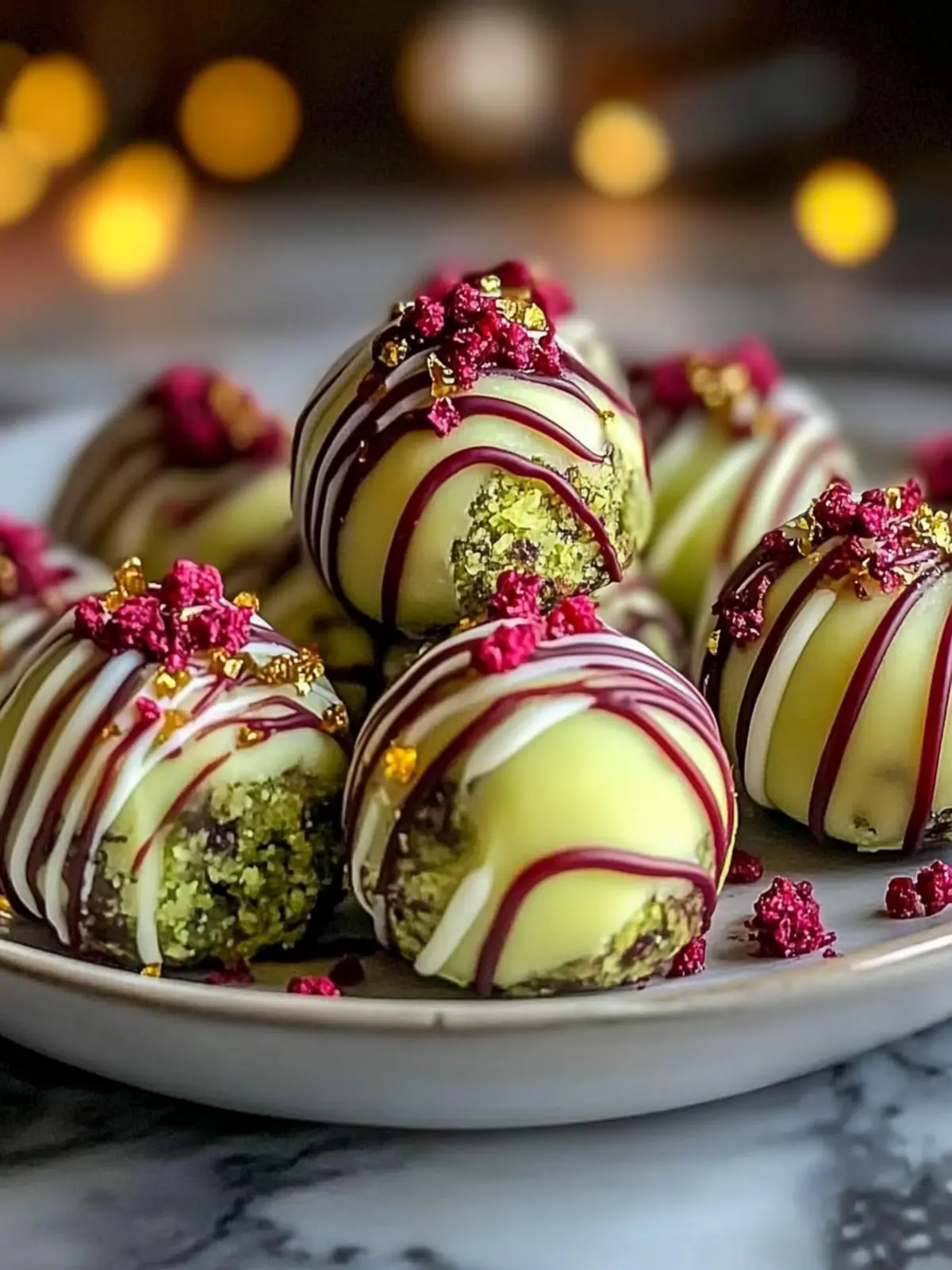 Grinch Christmas Truffles