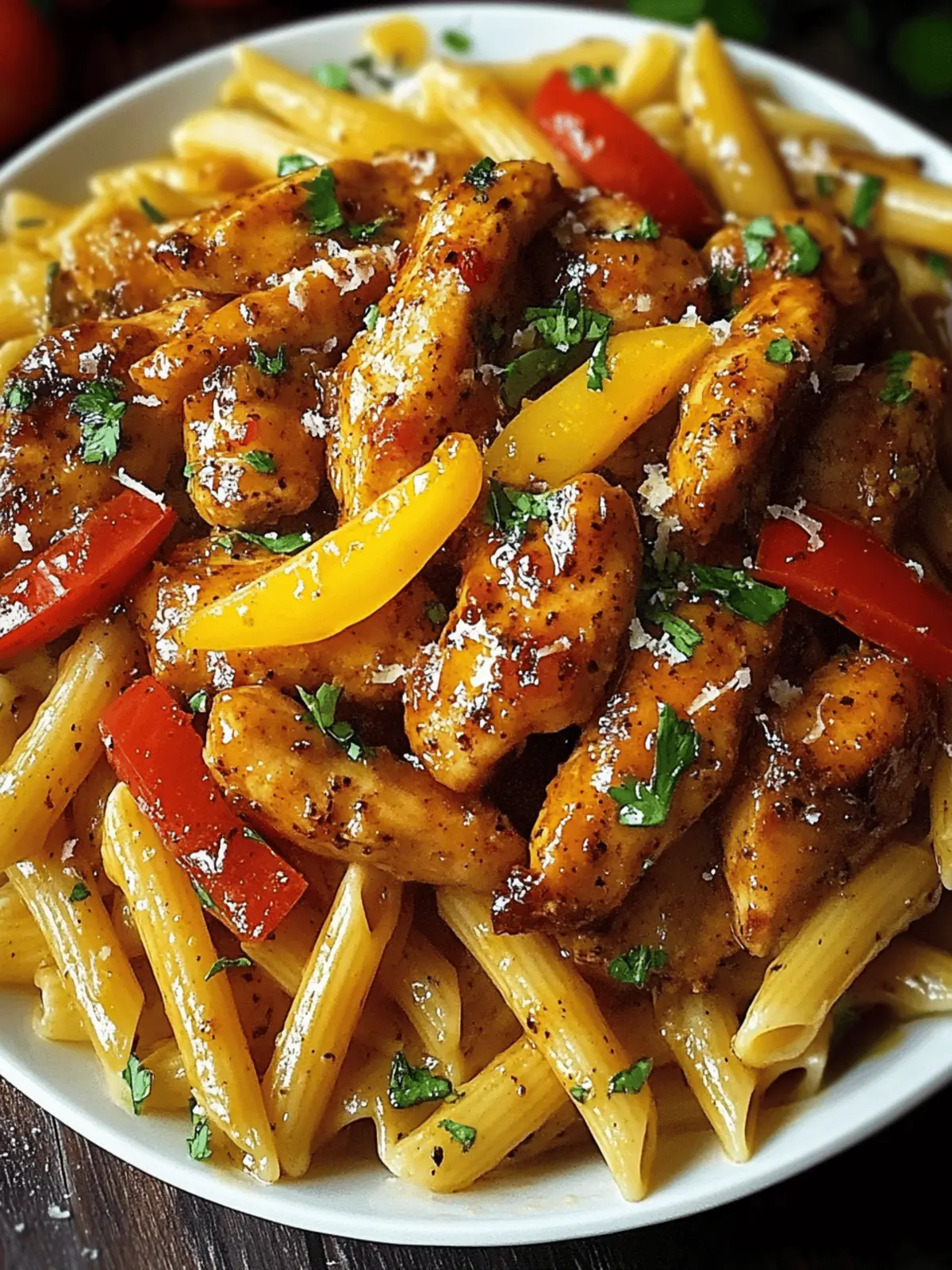Spicy Cajun Honey Butter Chicken & Pasta