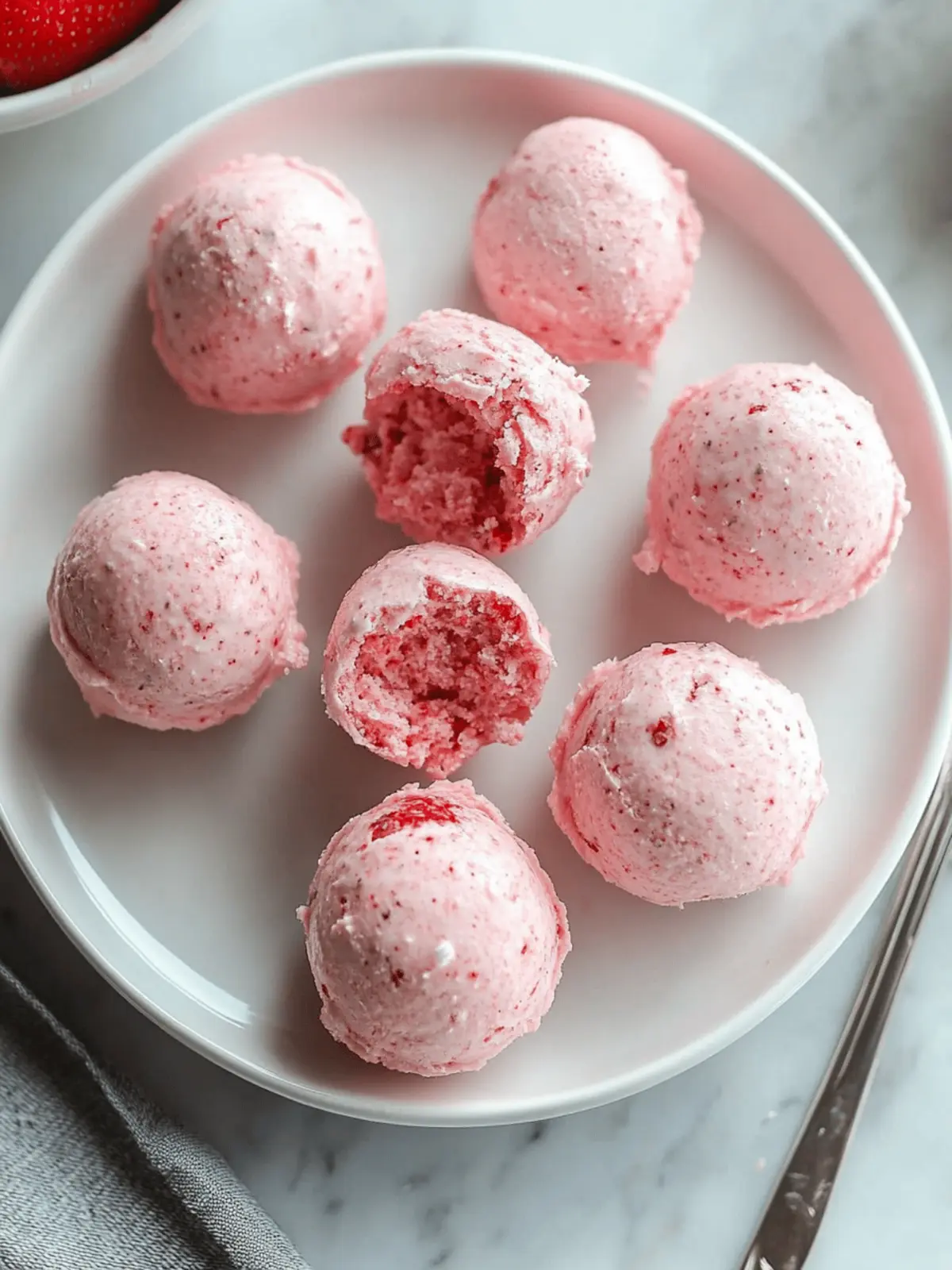 Delicious Strawberry Cheesecake Fat Bombs – Just 4 Ingredients! 2 Strawberry Cheesecake Fat Bombs – 4 Ingredients!