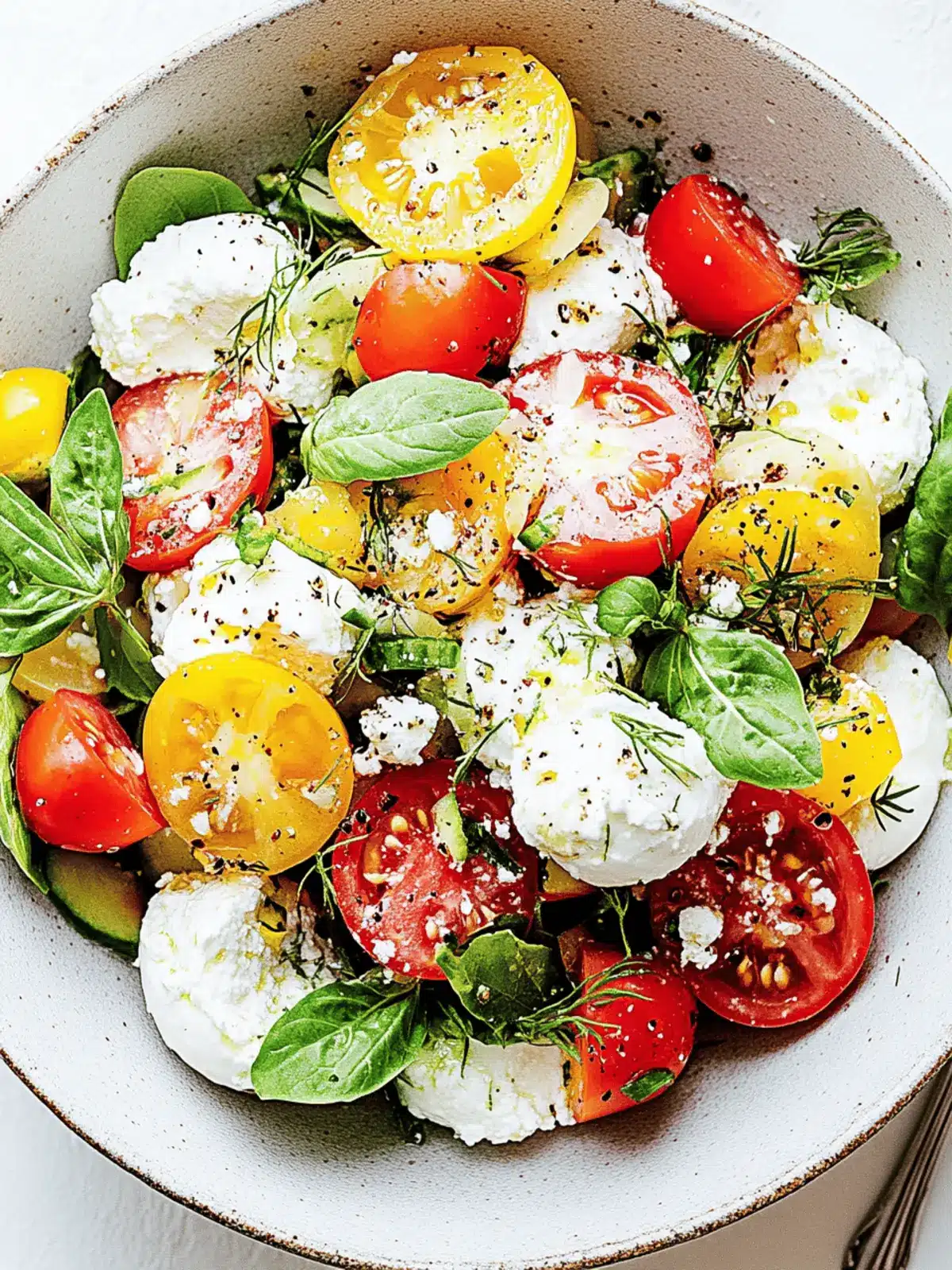 Summer Salad with Herbed Ricotta Recipe for Quick Bliss 3 Summer Salad With Herbed Ricotta Recipe