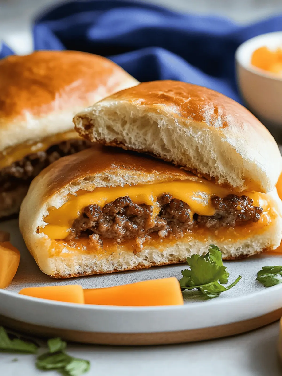 Cheeseburger Pockets