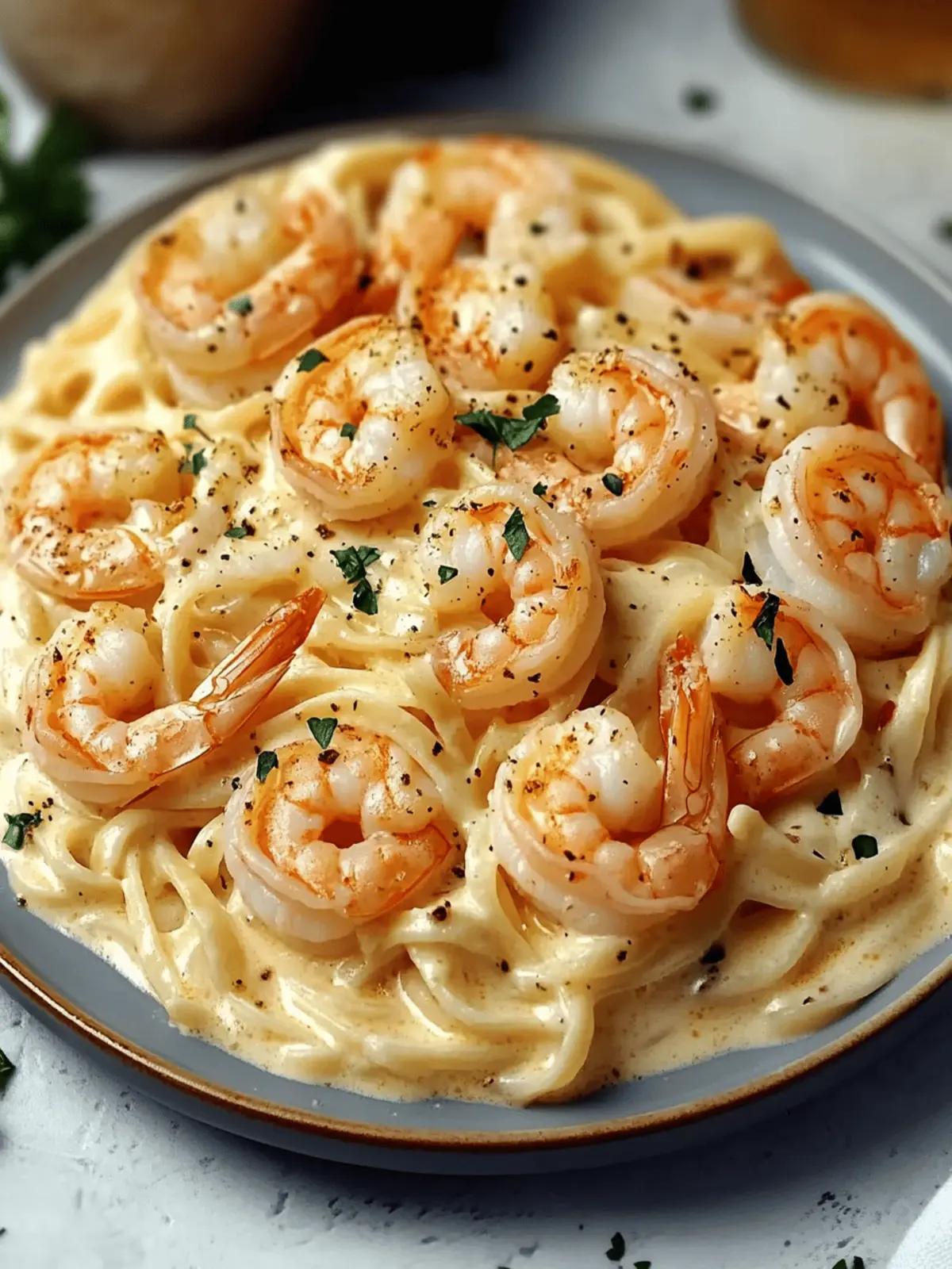 Shrimp Alfredo