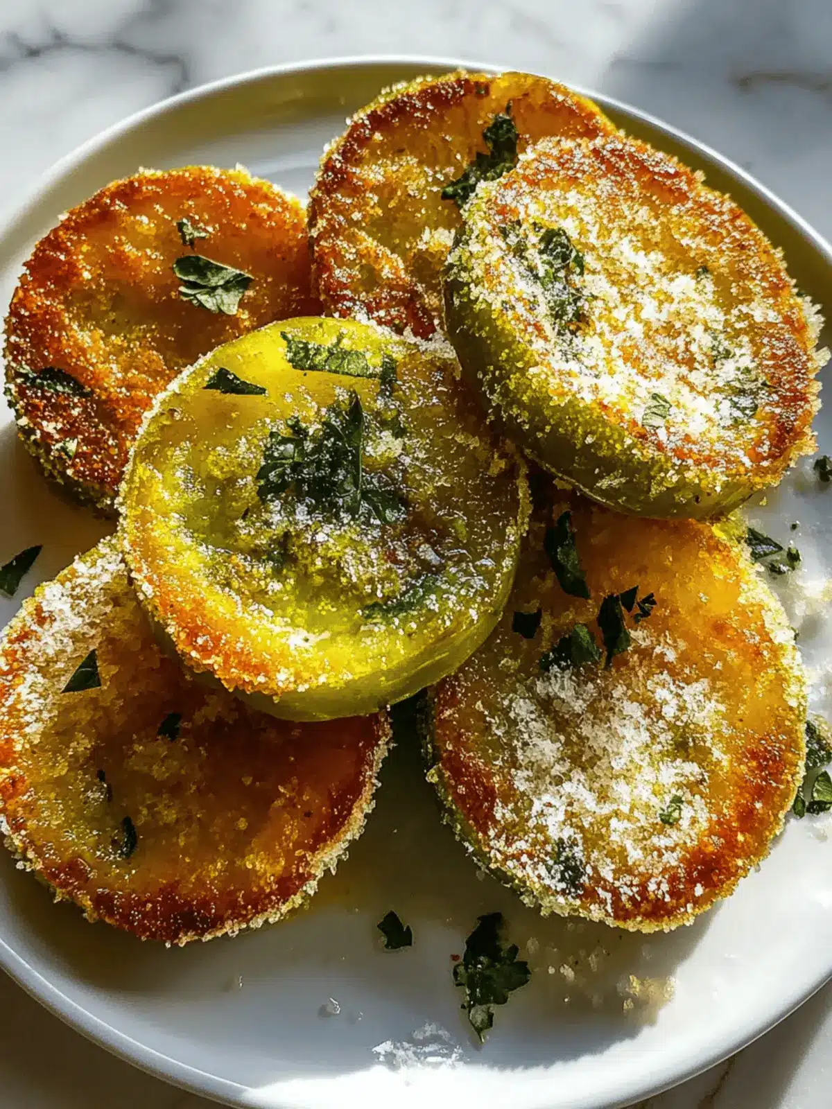 Crispy Air Fried Green Tomatoes for Guilt-Free Snacking 3 Air Fried Green Tomato