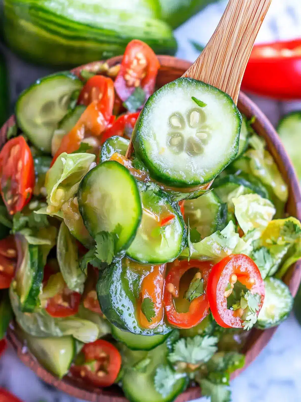 Mexican-style cucumbers