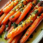 Honey Garlic Butter Roasted Carrots
