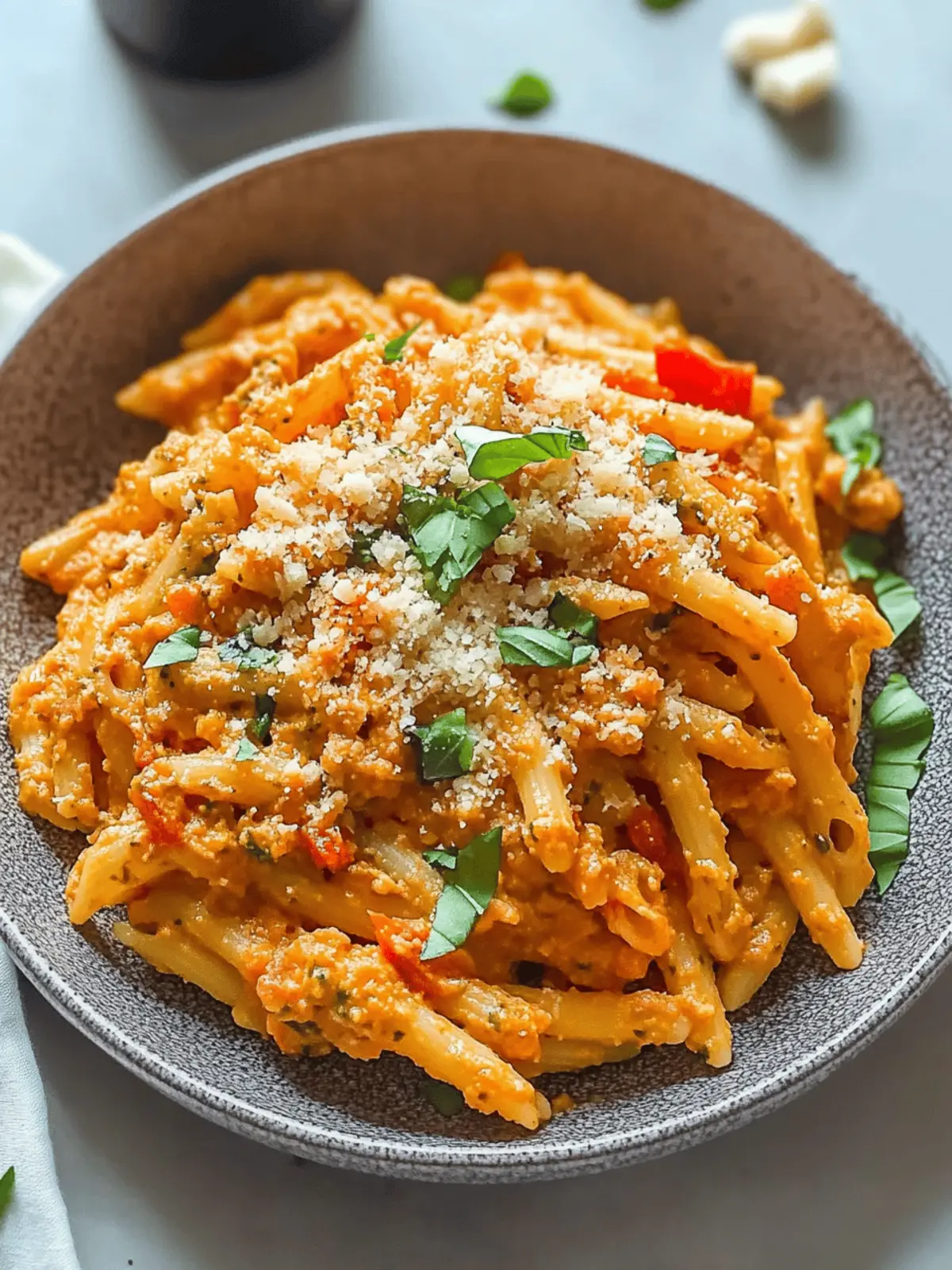 Creamy Red Pesto Pasta