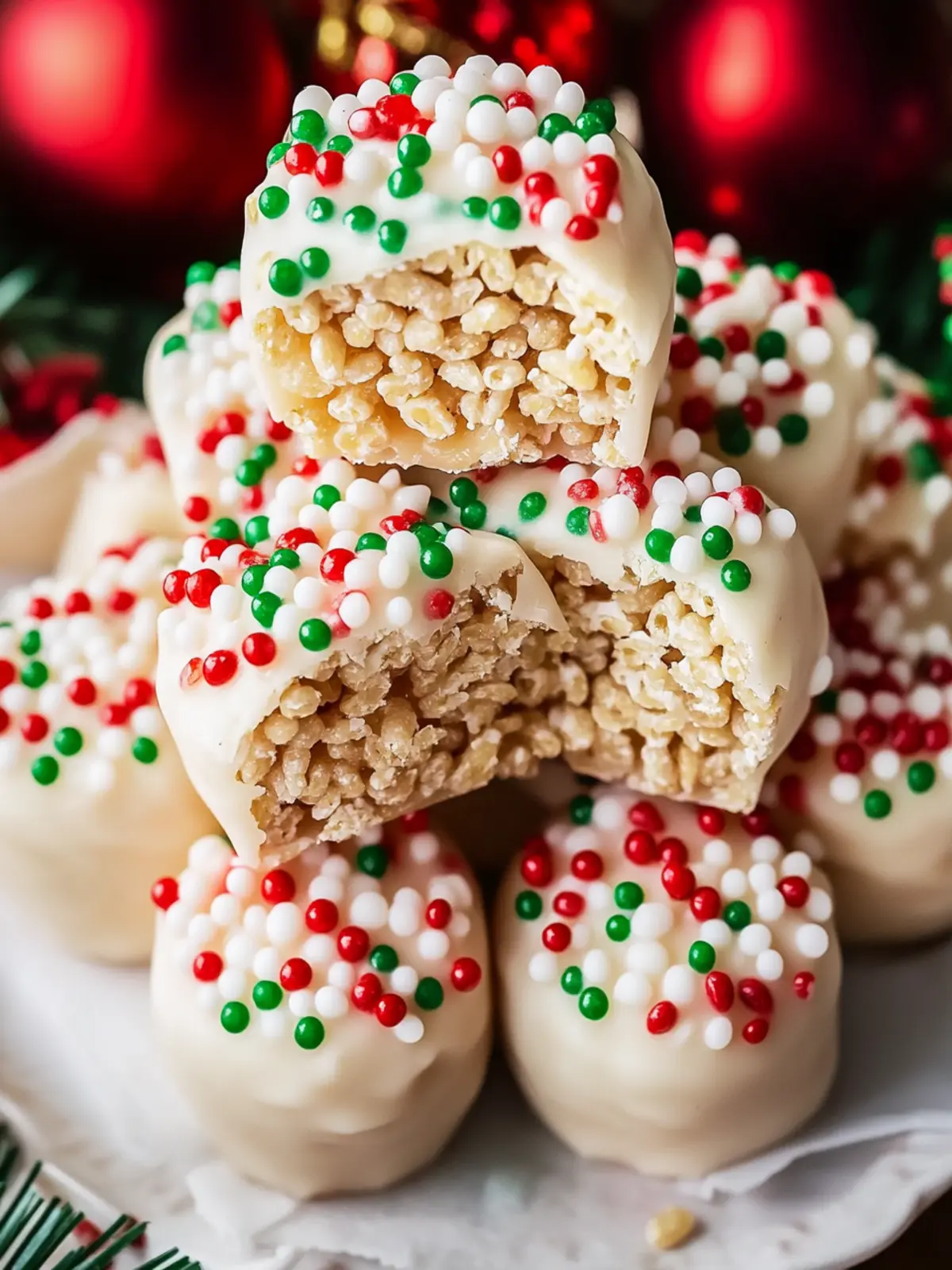 Christmas Rice Crispy Treats