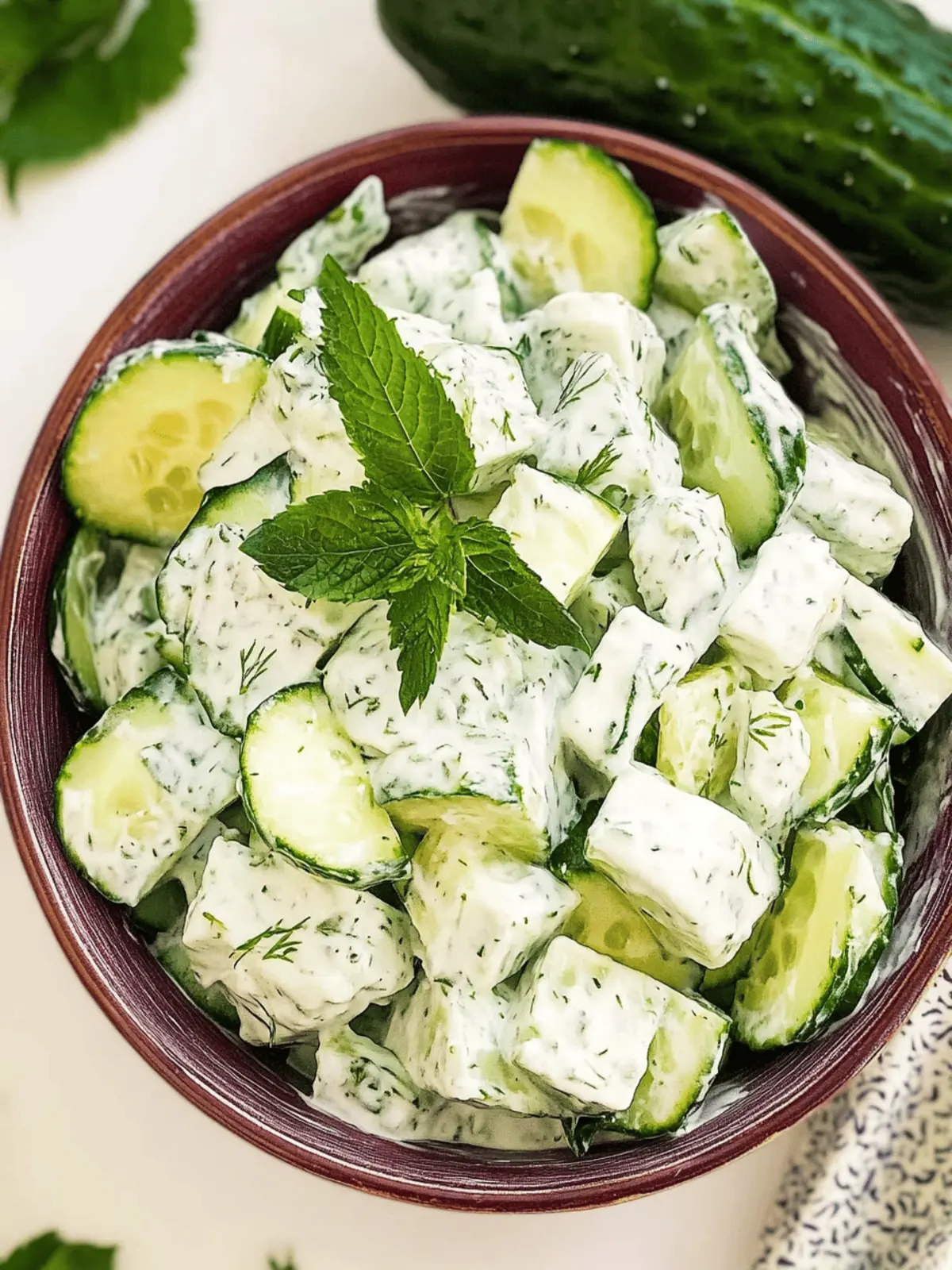 The Best Tzatziki Cucumber Salad for Refreshing Summer Vibes 5 The Best Tzatziki Cucumber Salad