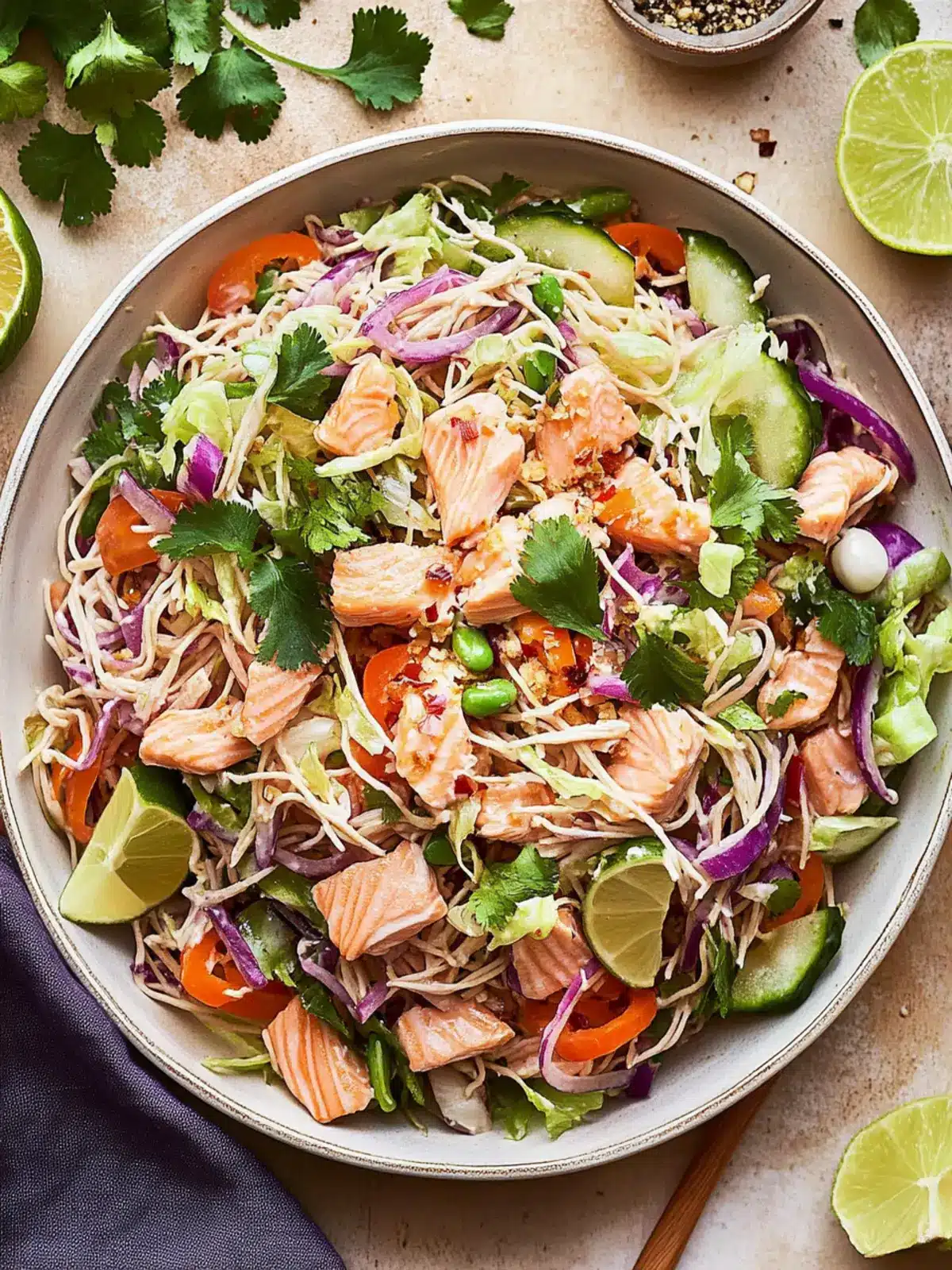 Salmon Crunch Salad
