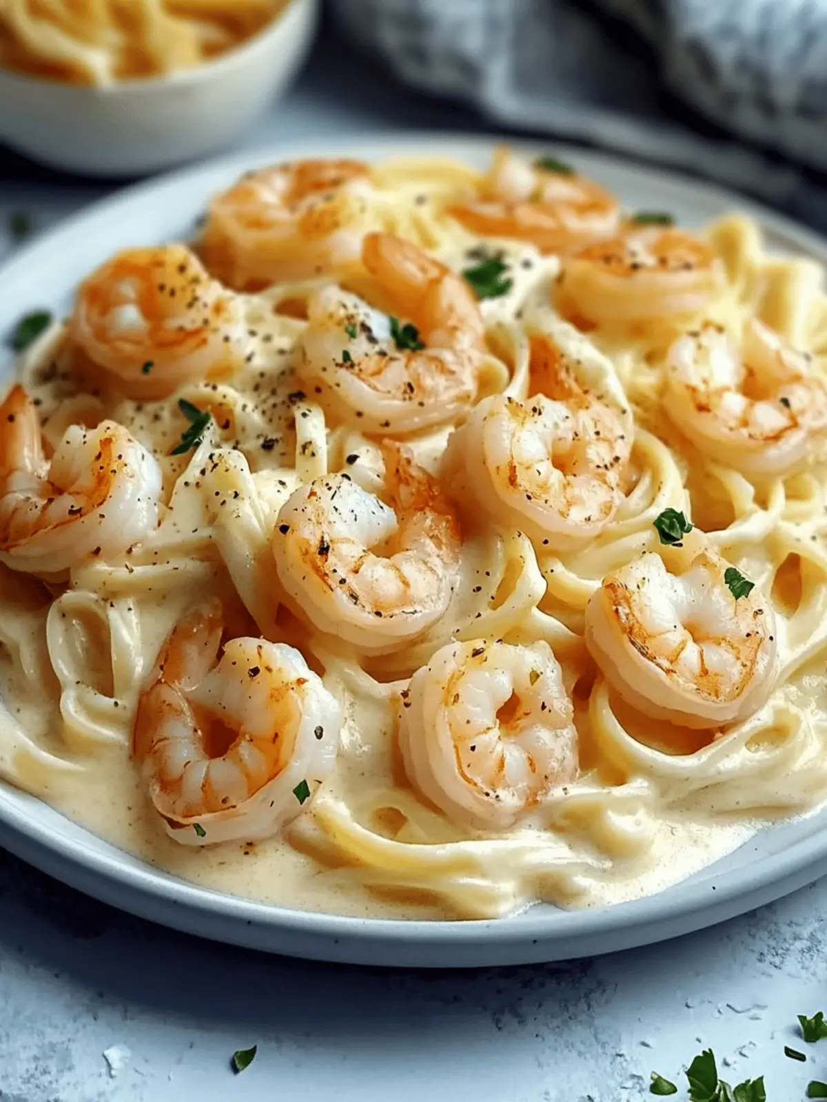 Shrimp Alfredo