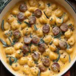 Creamy Butternut Squash Gnocchi with Sausage: Comfort in 40 Min 5 Creamy Butternut Squash Gnocchi with Sausage, Thyme, and Sage