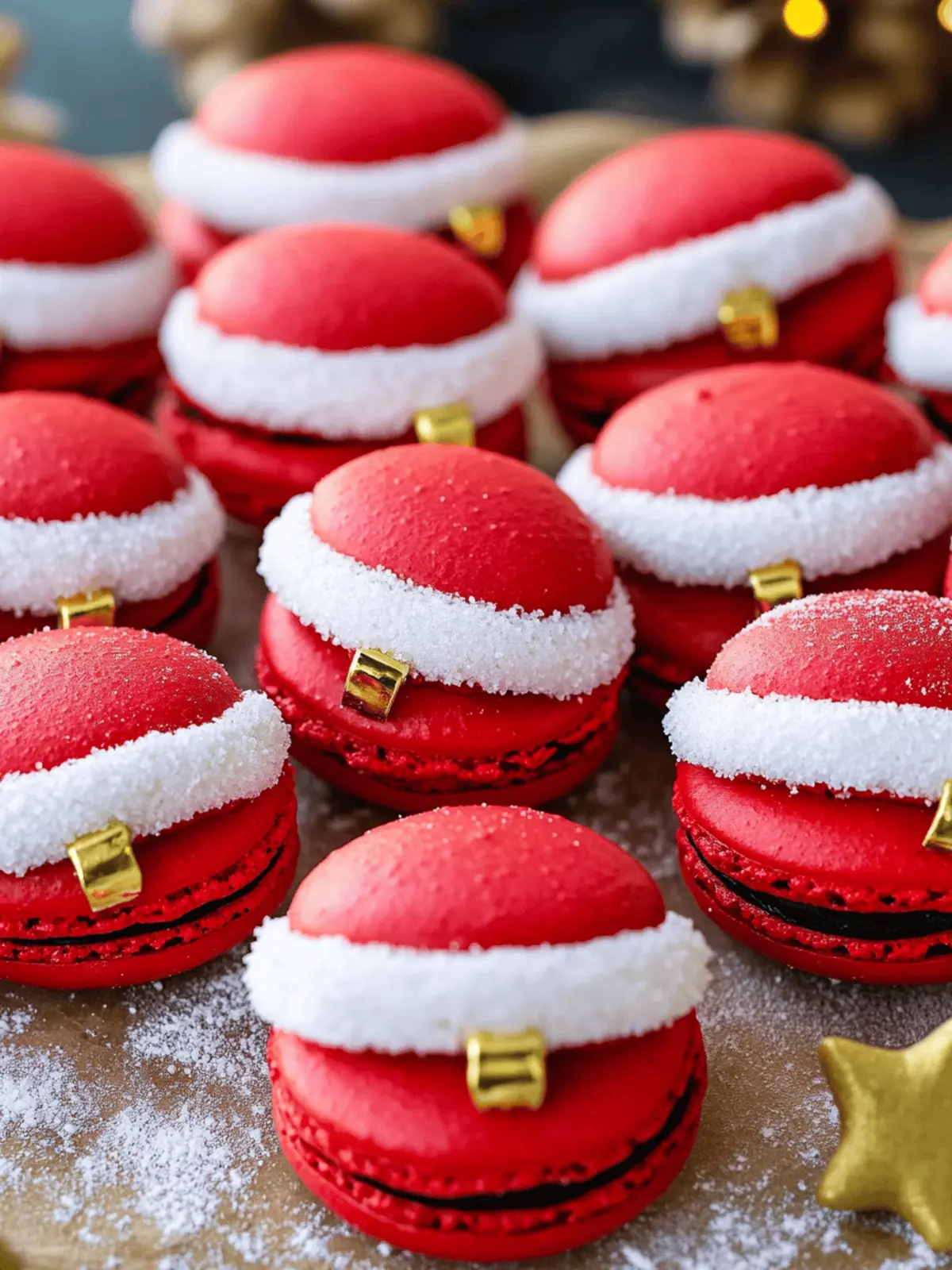 Santa Claus Macarons