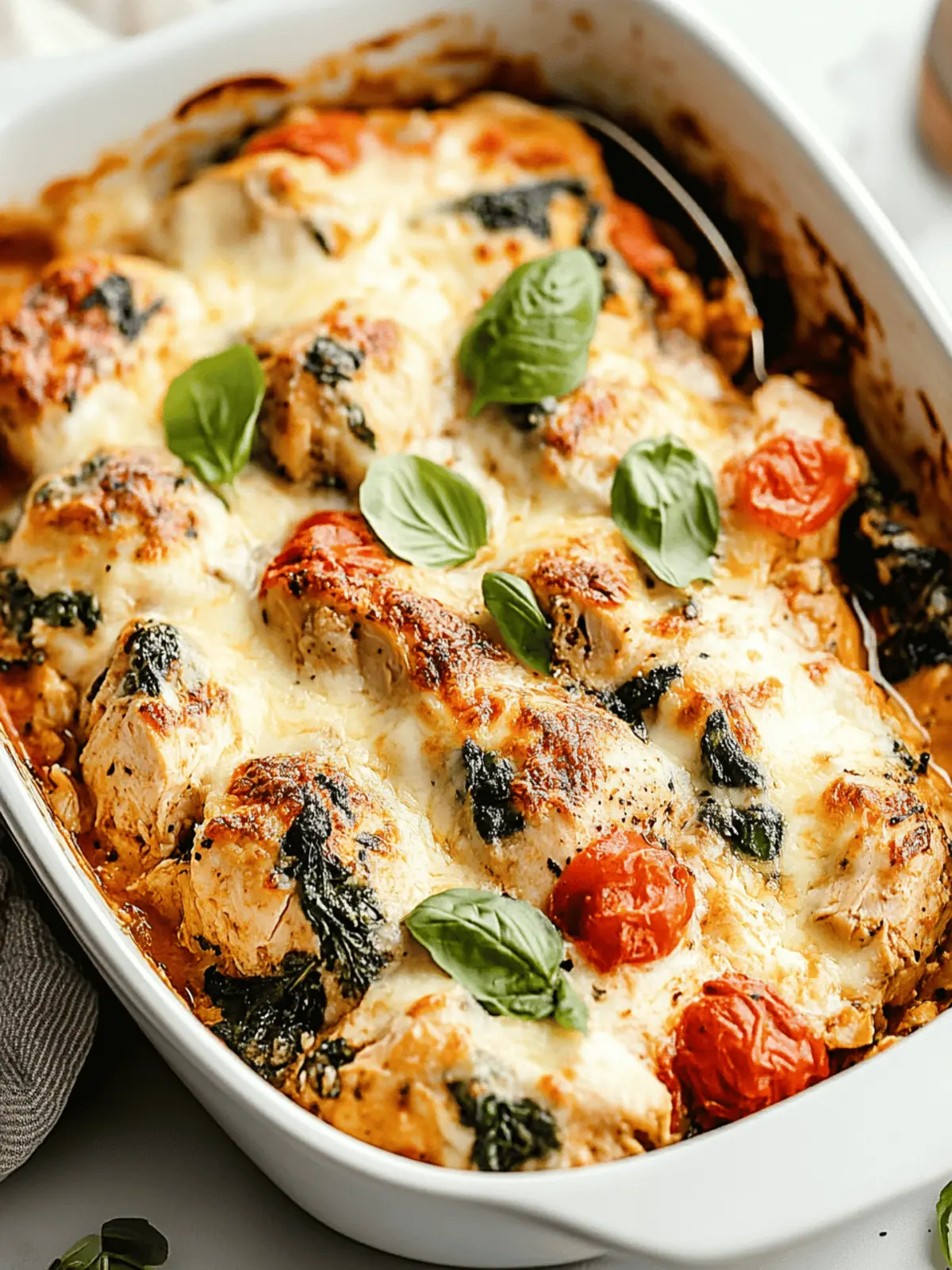 Baked Tuscan Chicken Casserole Recipe