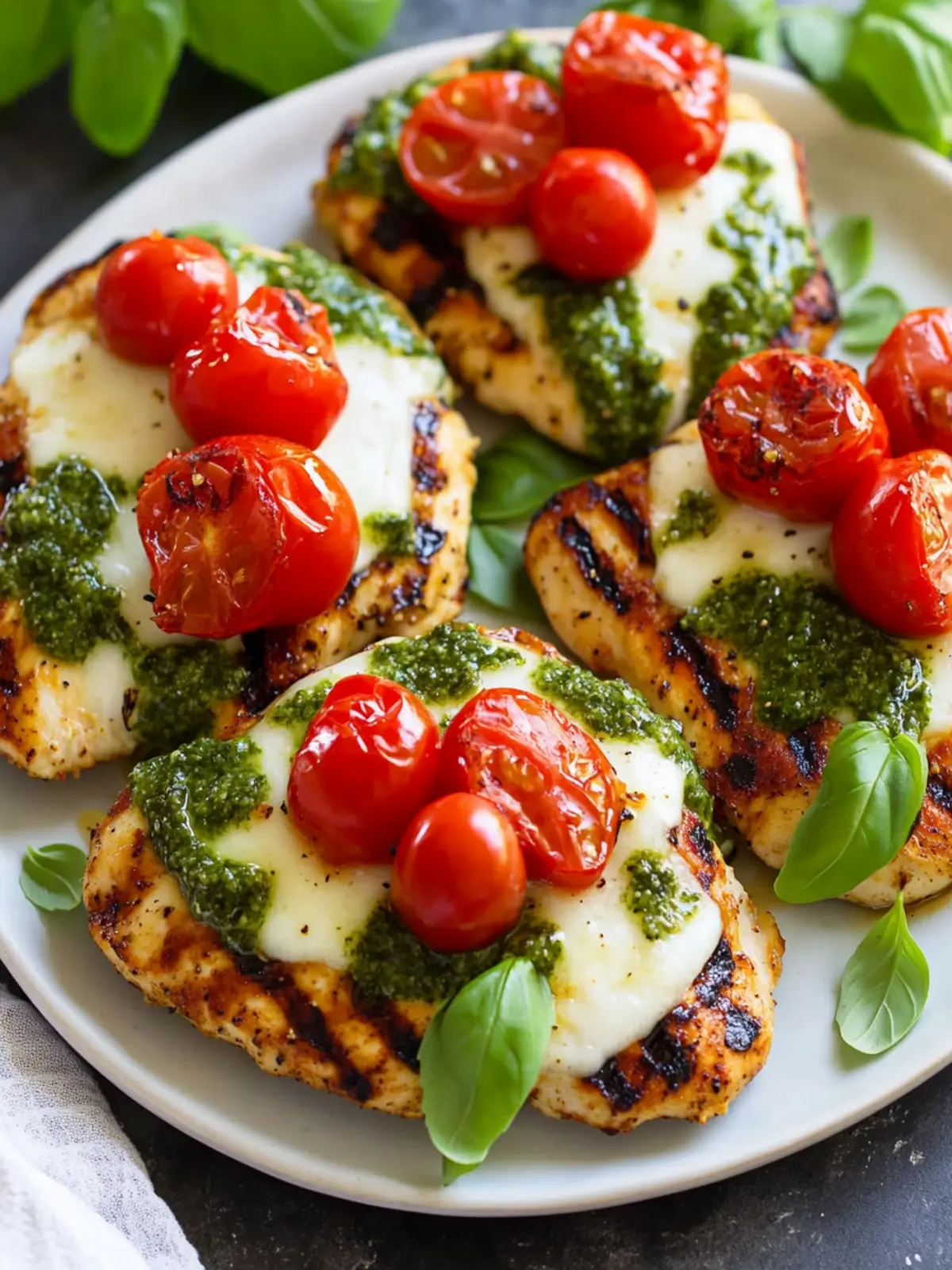 Grilled Chicken Margherita