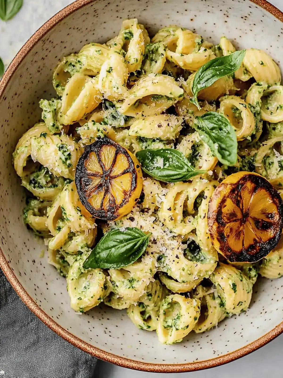 Lemon Basil Pasta Salad