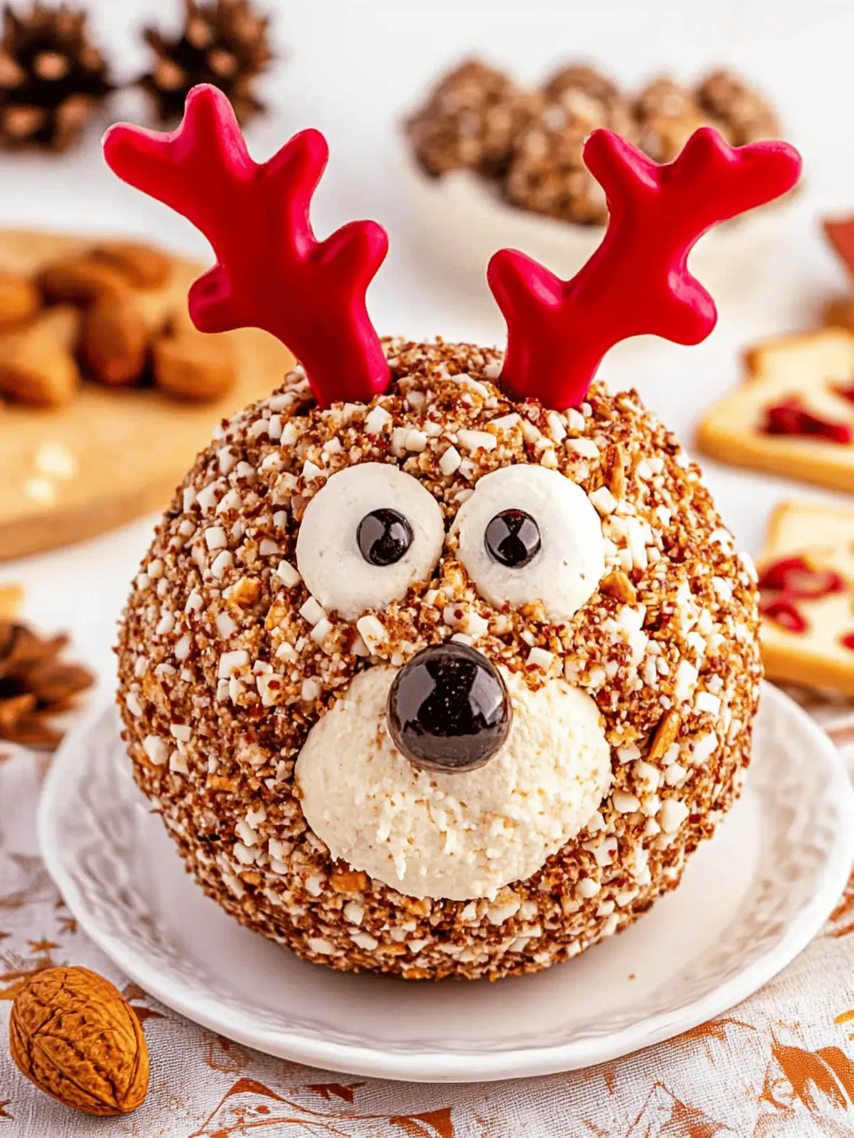 Festive Reindeer Cheese Ball: Easy Holiday Delight to Share 5 Reindeer Cheese Ball