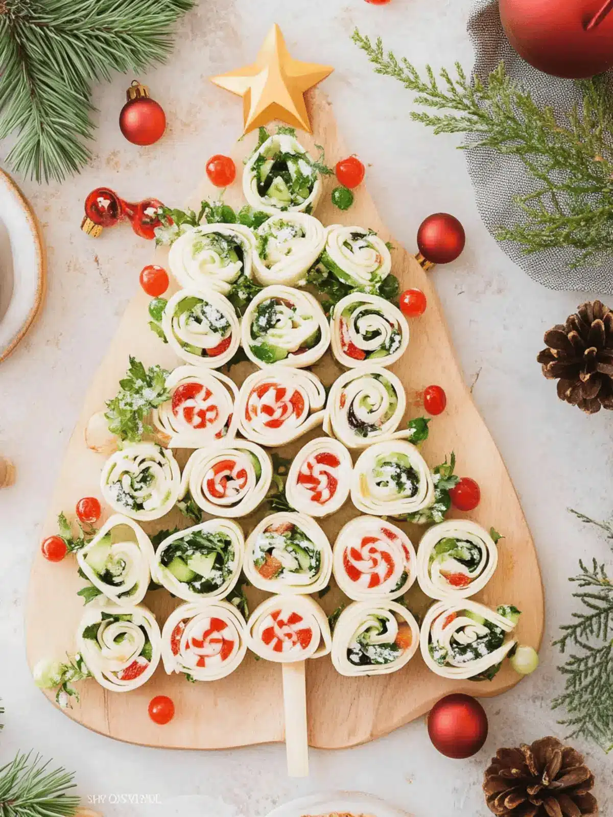 Delicious Pinwheel Christmas Tree Appetizer for Festive Fun 5 Pinwheel Christmas Tree Appetizer