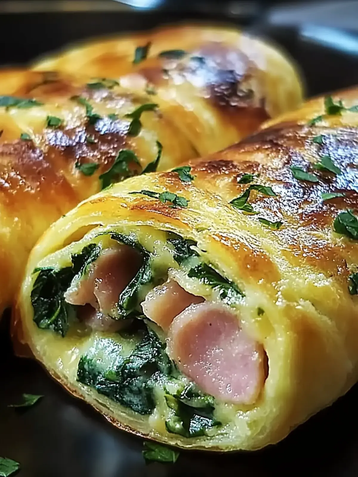 Spinach Ham Breakfast Rolls: Your New Morning Favorite 2 Spinach Ham Breakfast Rolls