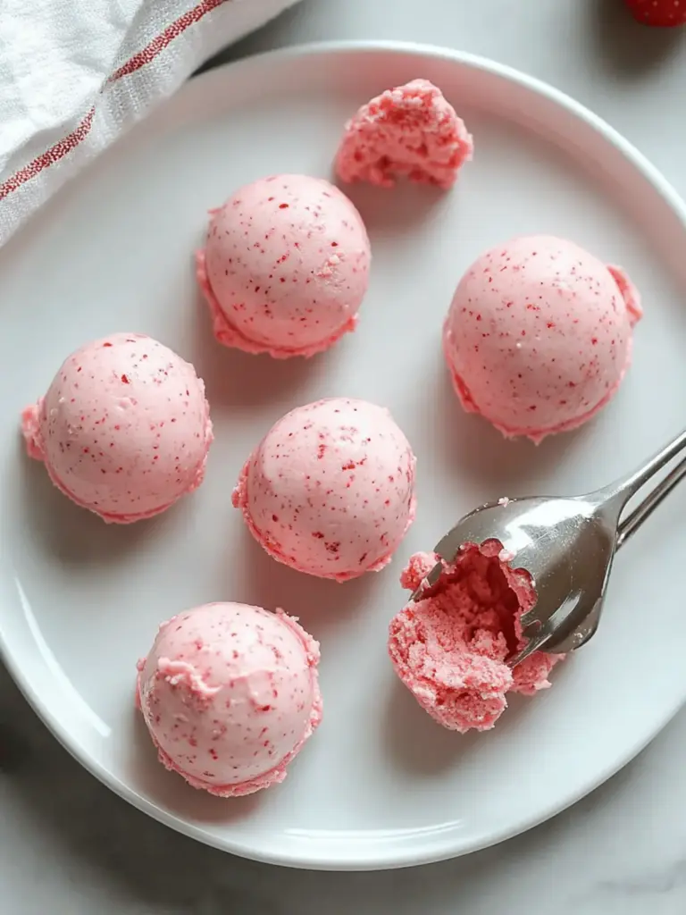 Strawberry Cheesecake Fat Bombs – 4 Ingredients!